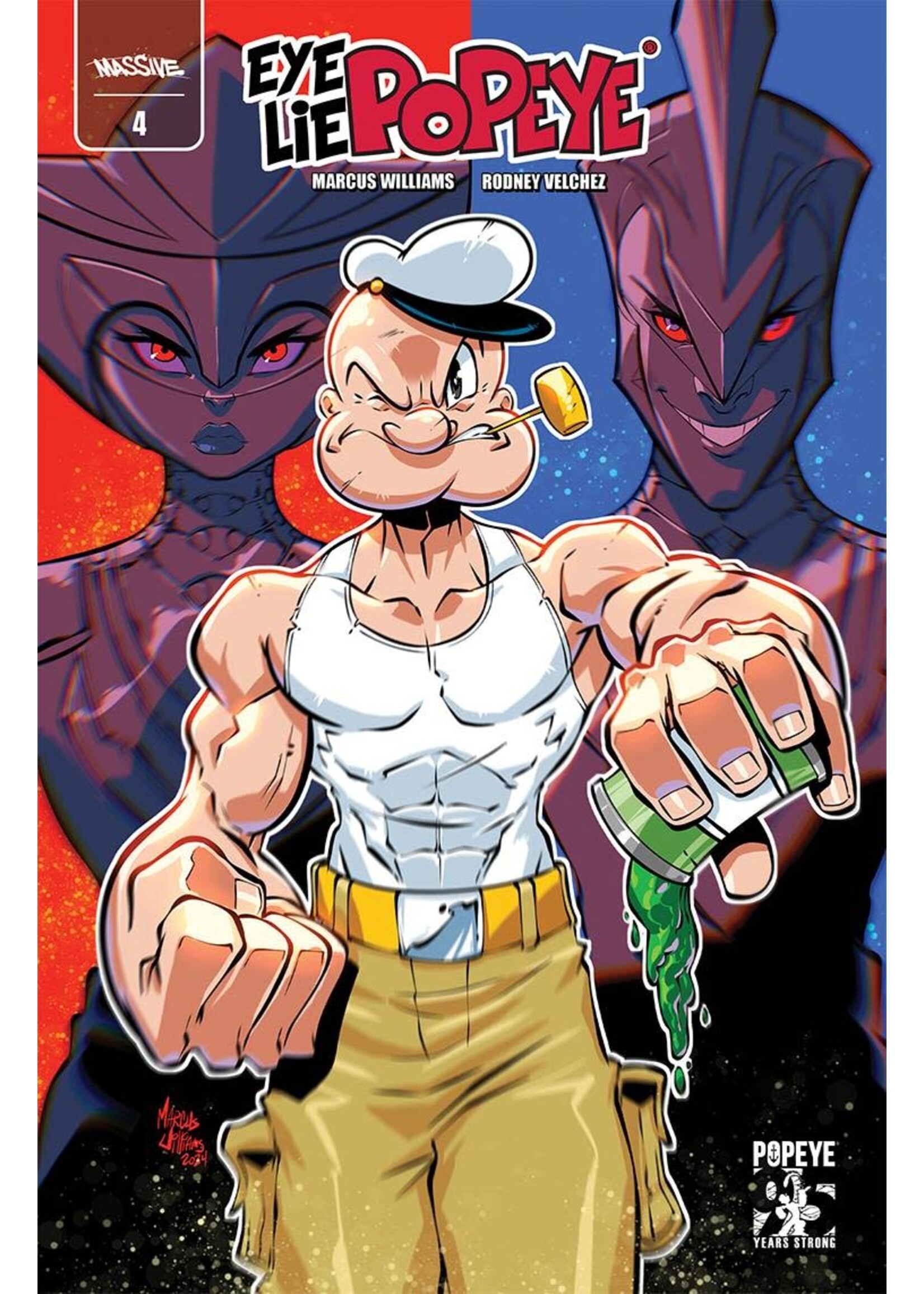MASSIVE PUBLISHING EYE LIE POPEYE #4 CVR A WILLIAMS