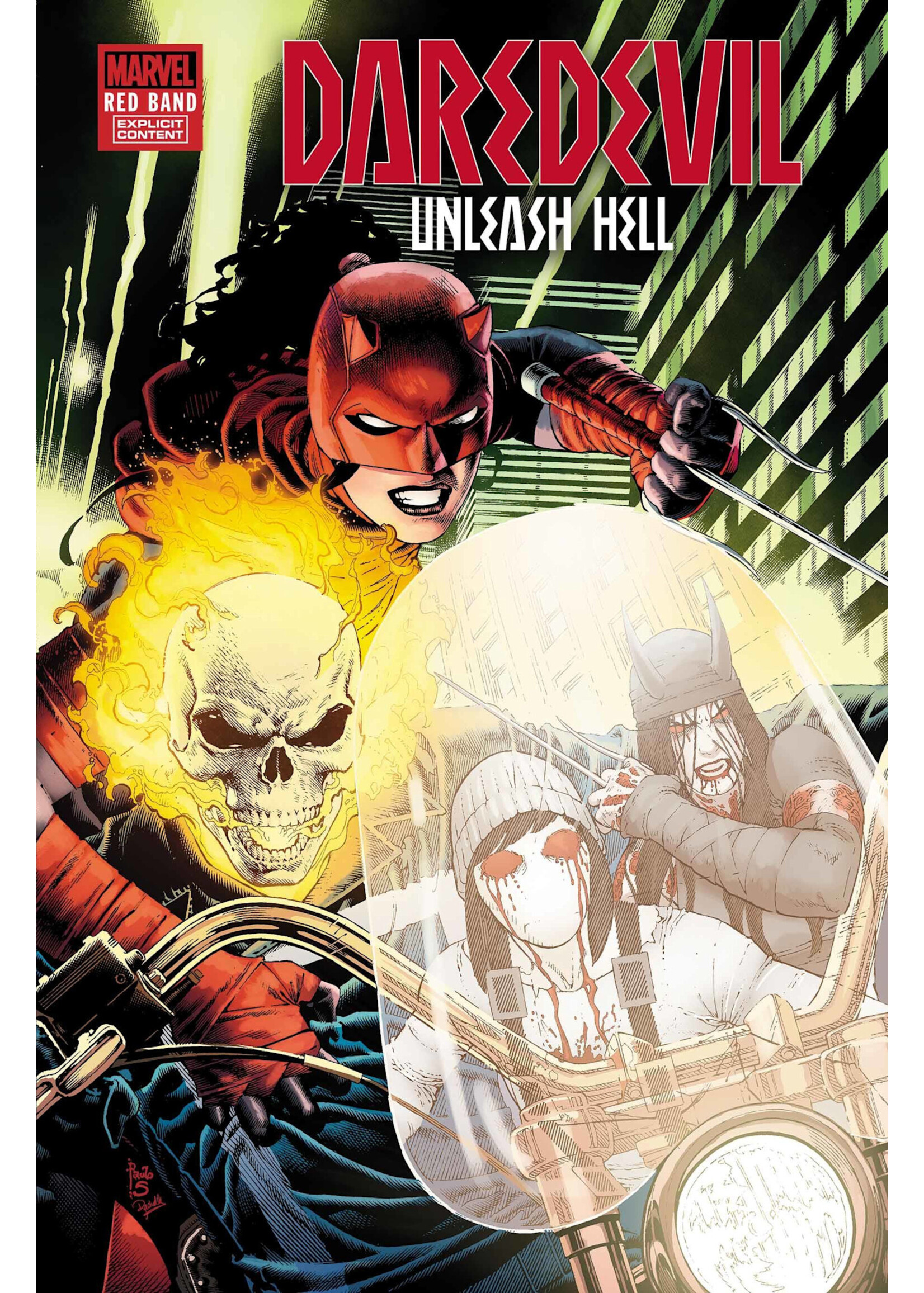 . DAREDEVIL UNLEASH HELL RED BAND (2025) #4 [POLYBAGGED]