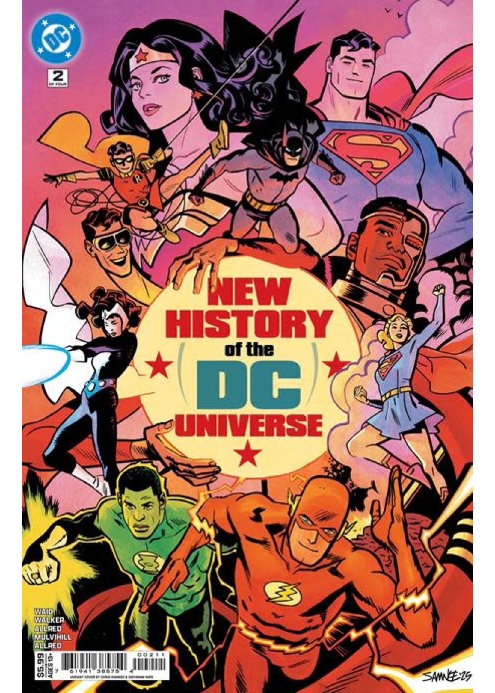 DC COMICS NEW HISTORY OF THE DC UNIVERSE #2 (OF 4) CVR A SAMNEE