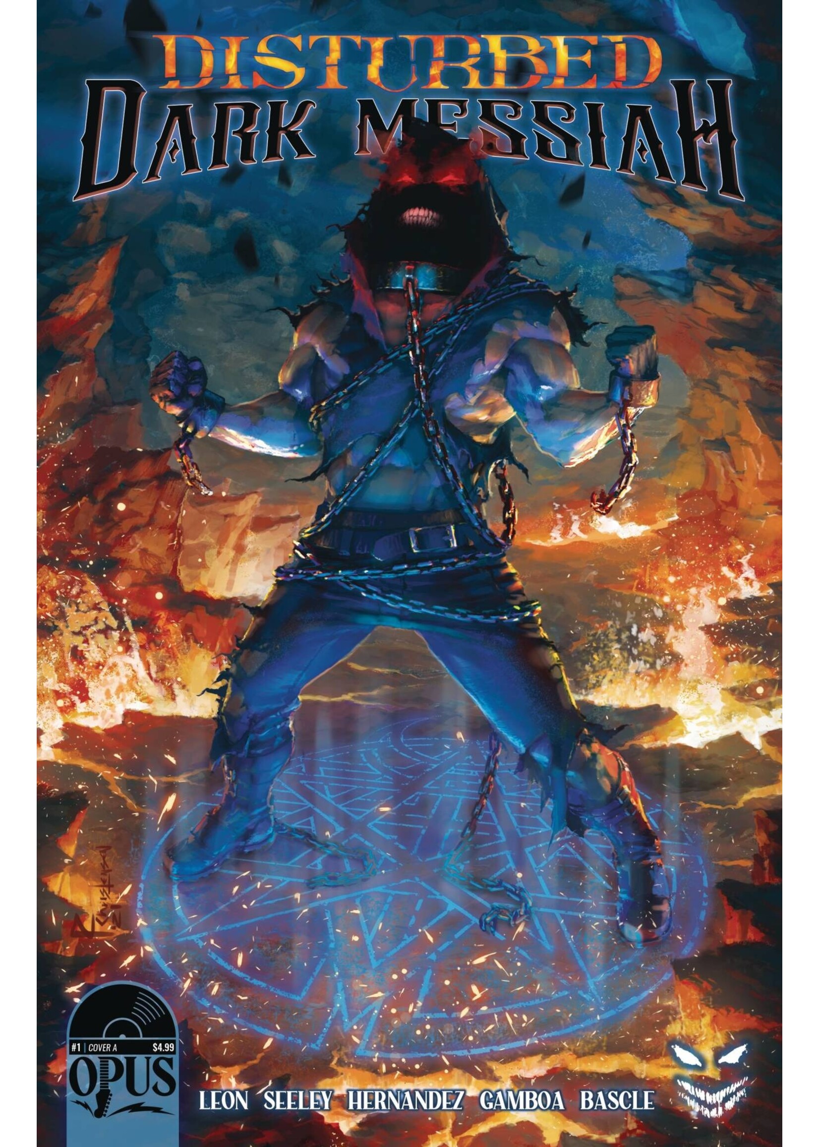 OPUS COMICS DISTURBED DARK MESSIAH #1 (OF 5) CVR A CHRISTENSEN
