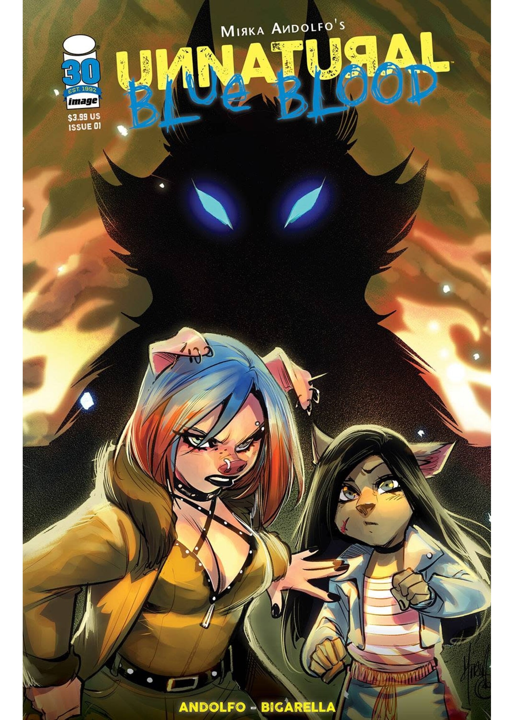 . UNNATURAL BLUE BLOOD #1 (OF 10) CVR A ANDOLFO (MR)