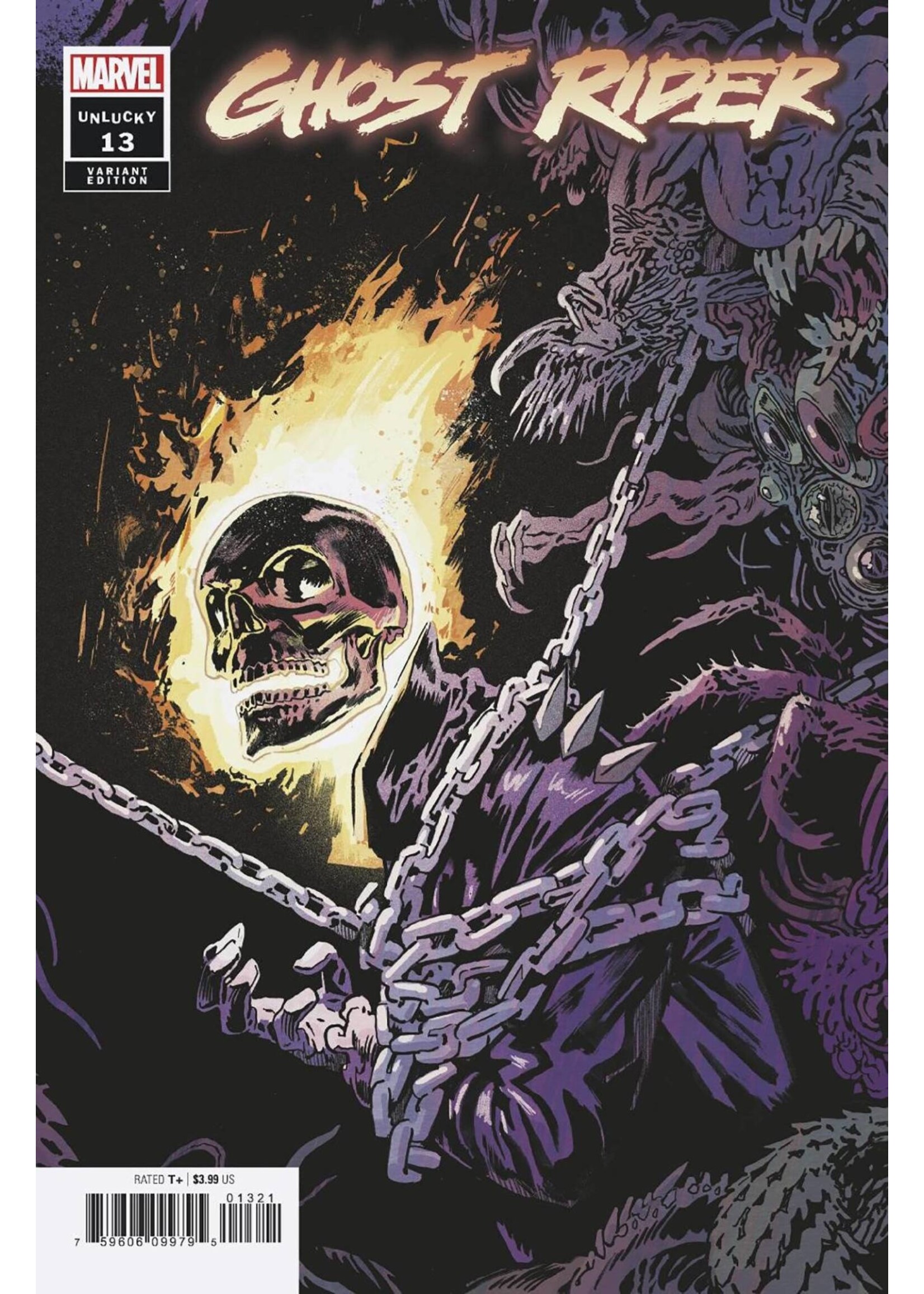 . GHOST RIDER (2022) #13 WALSH UNLUCKY 13 VARIANT