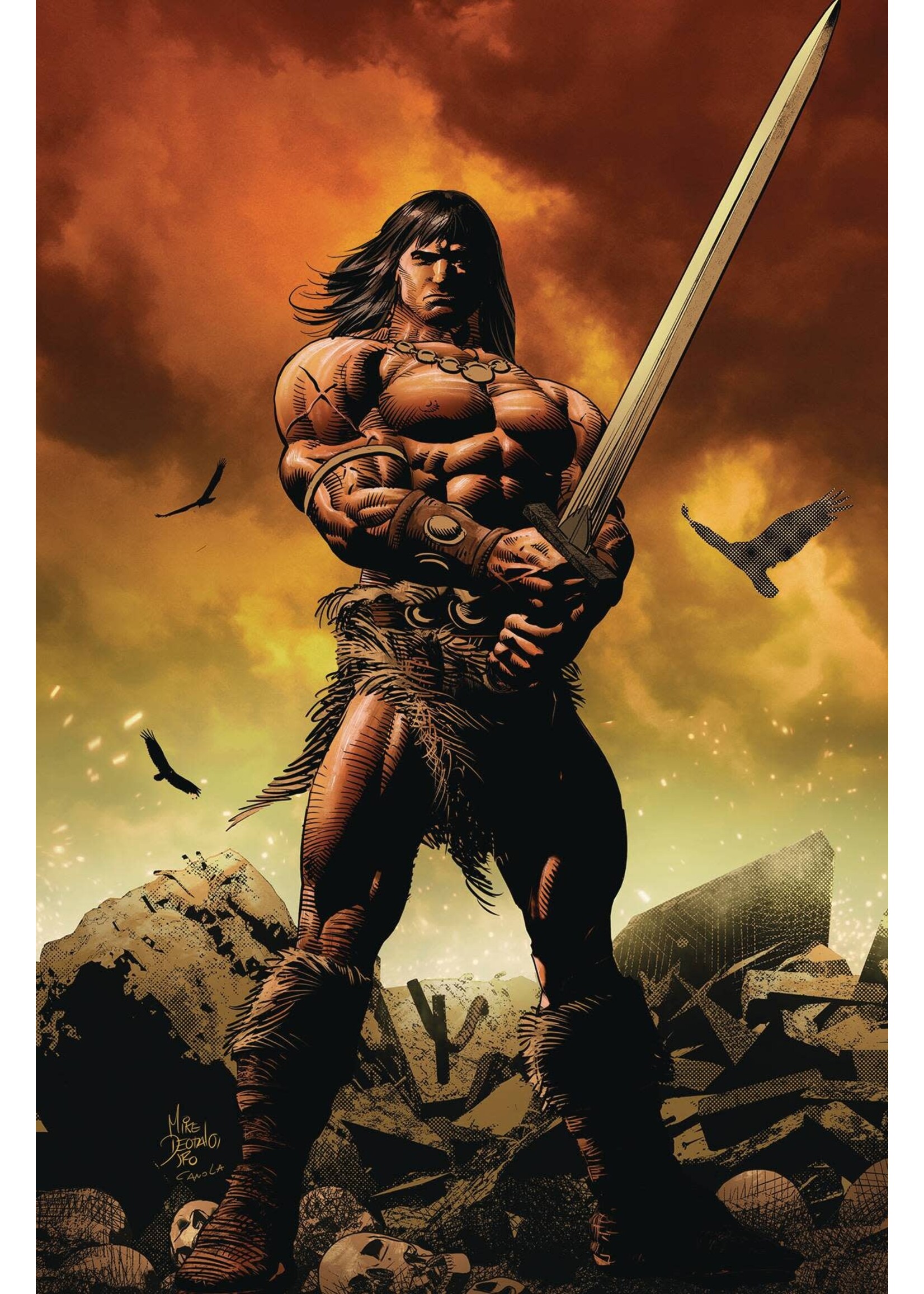 . CONAN THE BARBARIAN (2023) #5 LCSD 2023 FOIL DEODATO VIRGIN