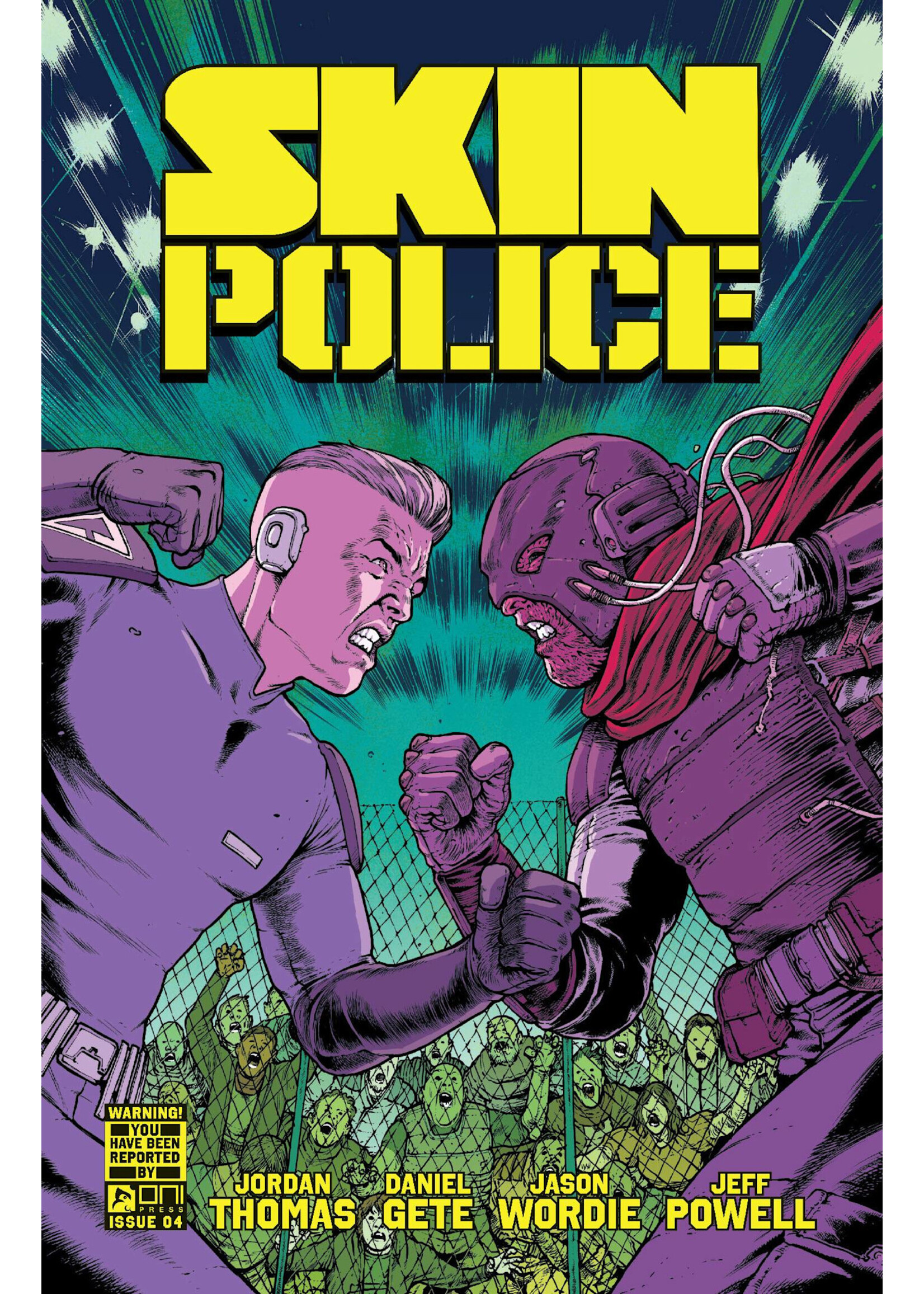 ONI PRESS SKIN POLICE #4 (OF 4) CVR A GETE & WORDIE (MR)