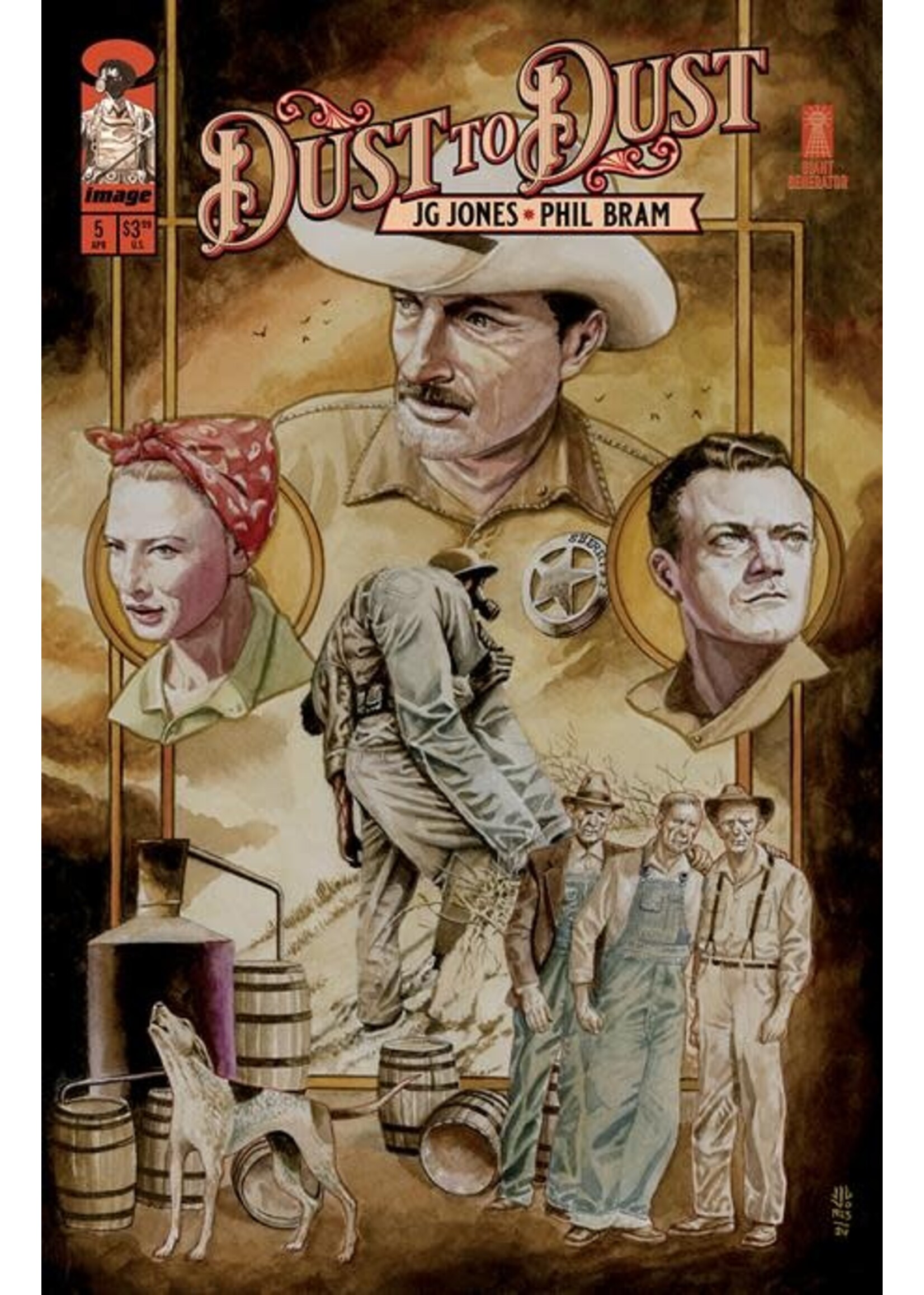 . DUST TO DUST #5 (OF 8) CVR A JONES