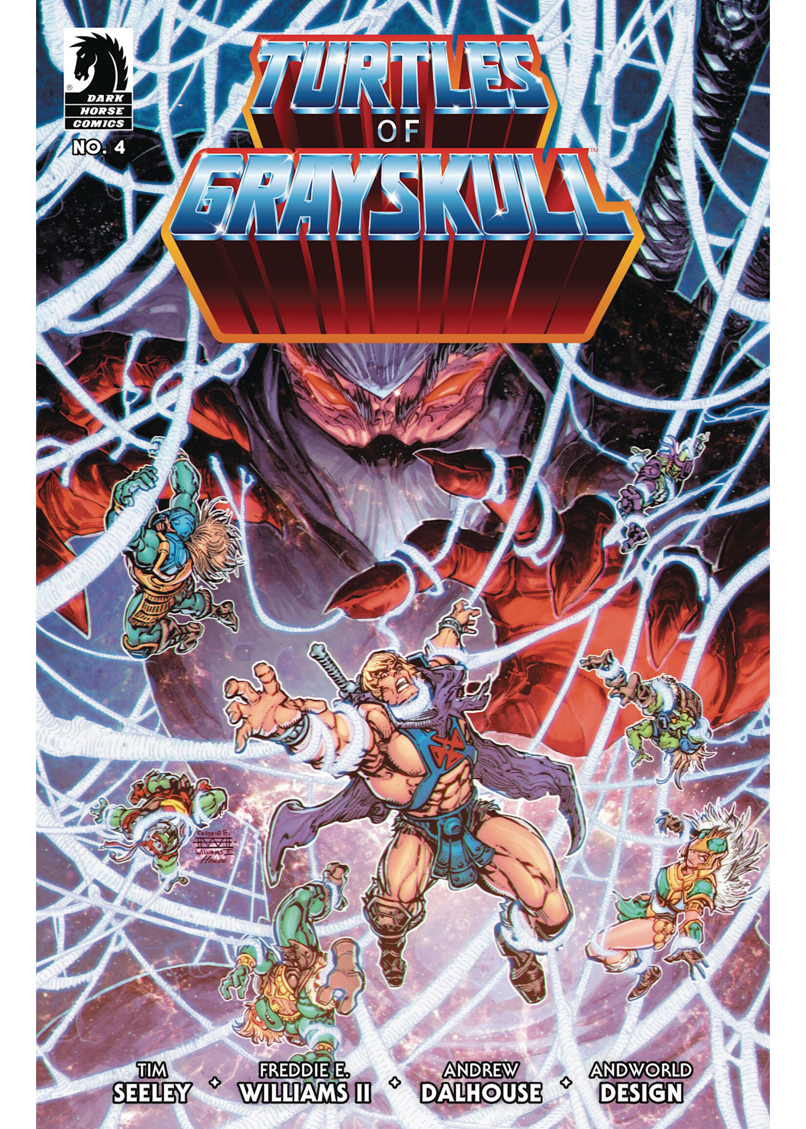 DARK HORSE MASTERS OF UNIVERSE TMNT TURTLES OF GRAYSKULL #4 CVR A