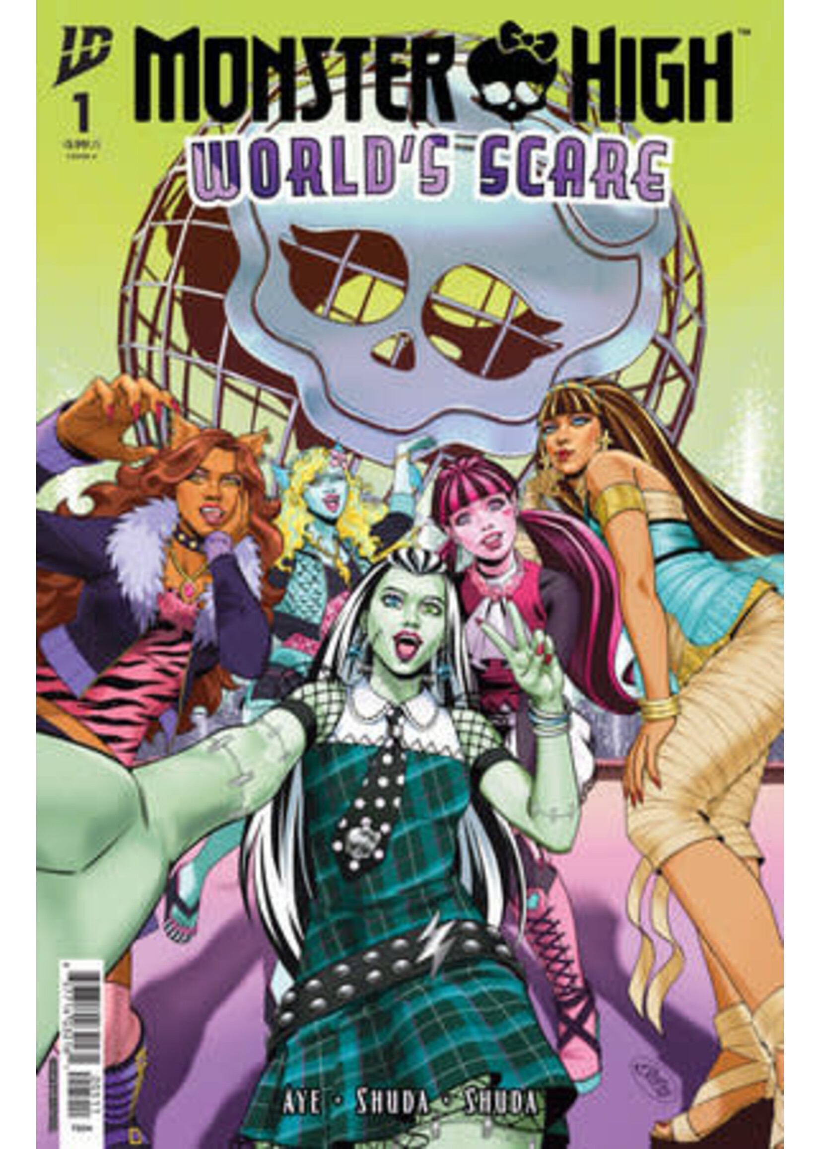 IDW PUBLISHING MONSTER HIGH WORLD'S SCARE #1 CVR A