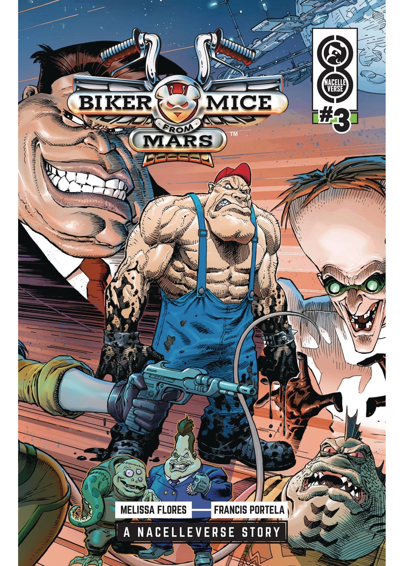 ONI PRESS BIKER MICE FROM MARS #3 (OF 3) CVR A WEAVER