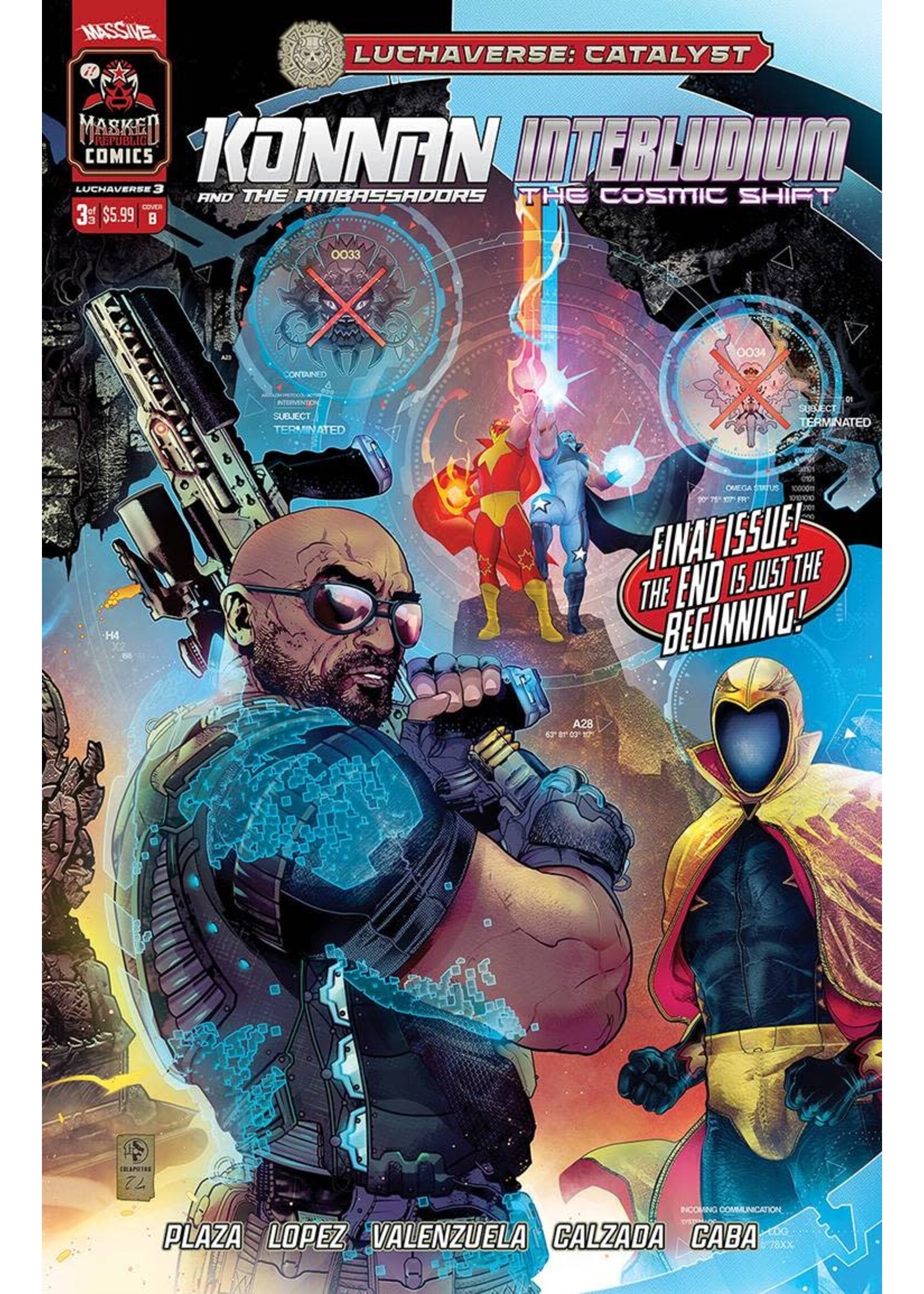 MASSIVE PUBLISHING LUCHAVERSE #3 CATALYST CVR B COLAPIETRO CONNECTING (MR)