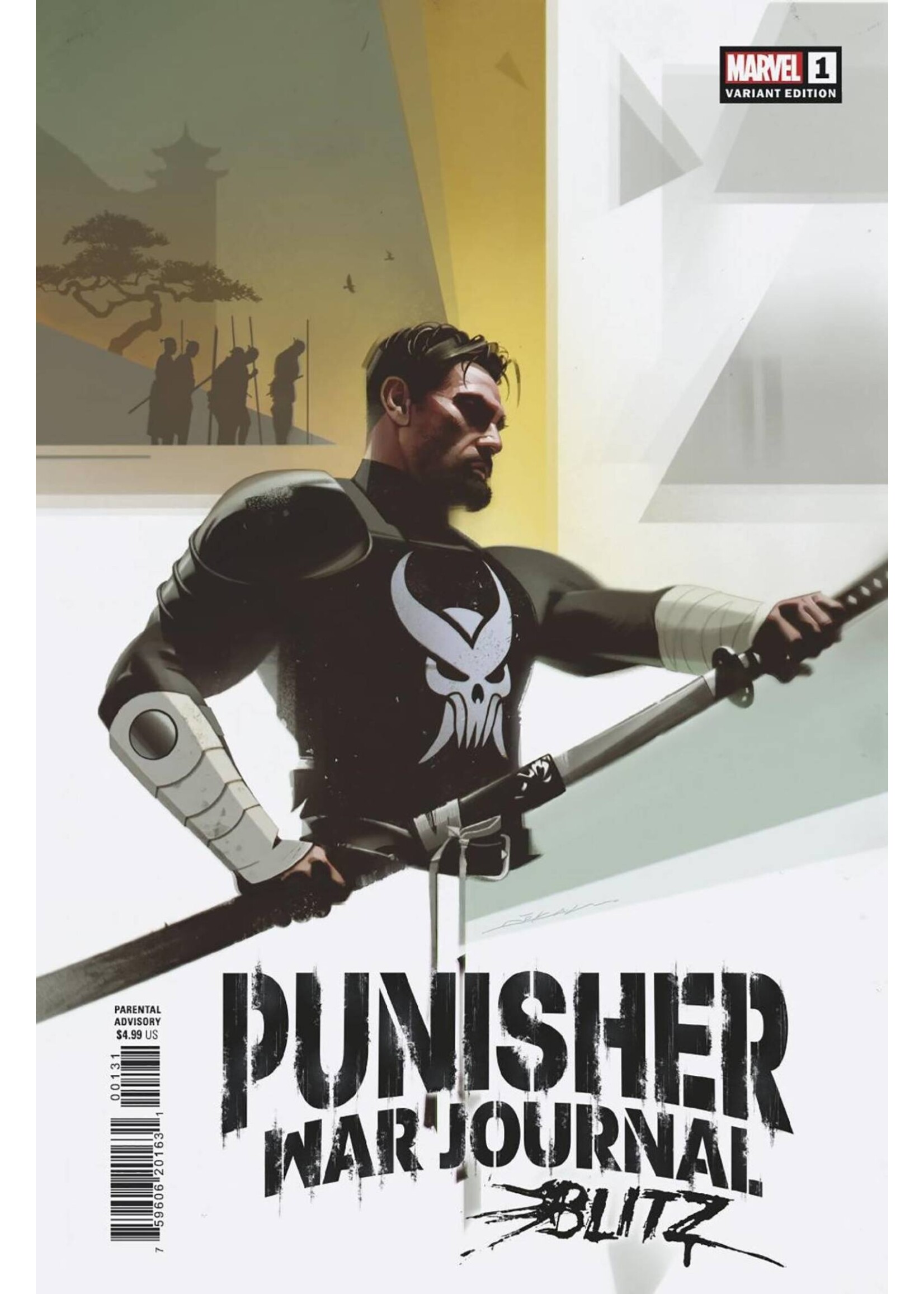 . PUNISHER WAR JOURNAL BLITZ #1 DEKAL VARIANT