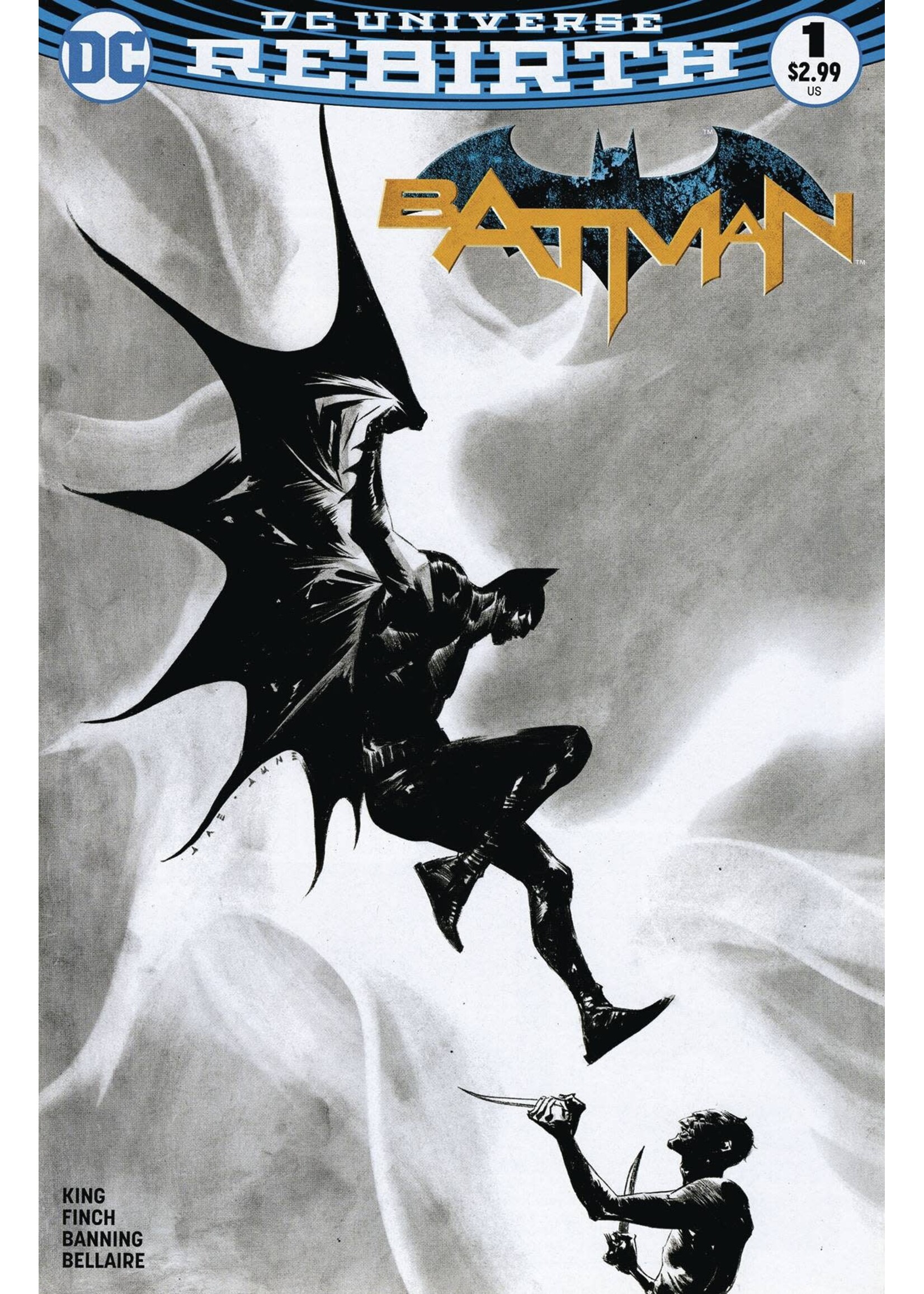 DYNAMIC FORCES DF BATMAN #1 JAE LEE B&W EXC