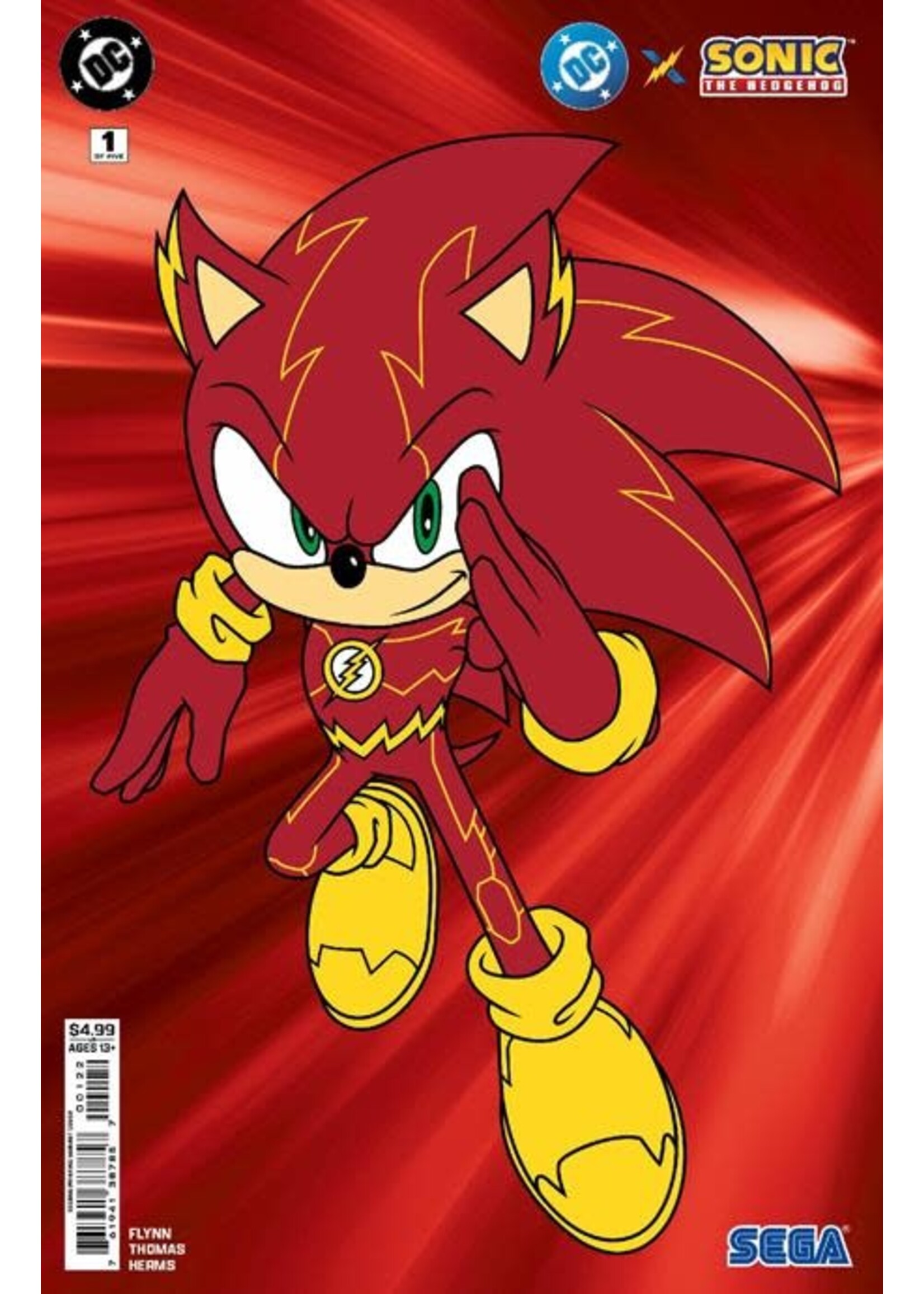 . DC X SONIC THE HEDGEHOG (2025) #1 (OF 5) 2ND PRINT CVR B VAR
