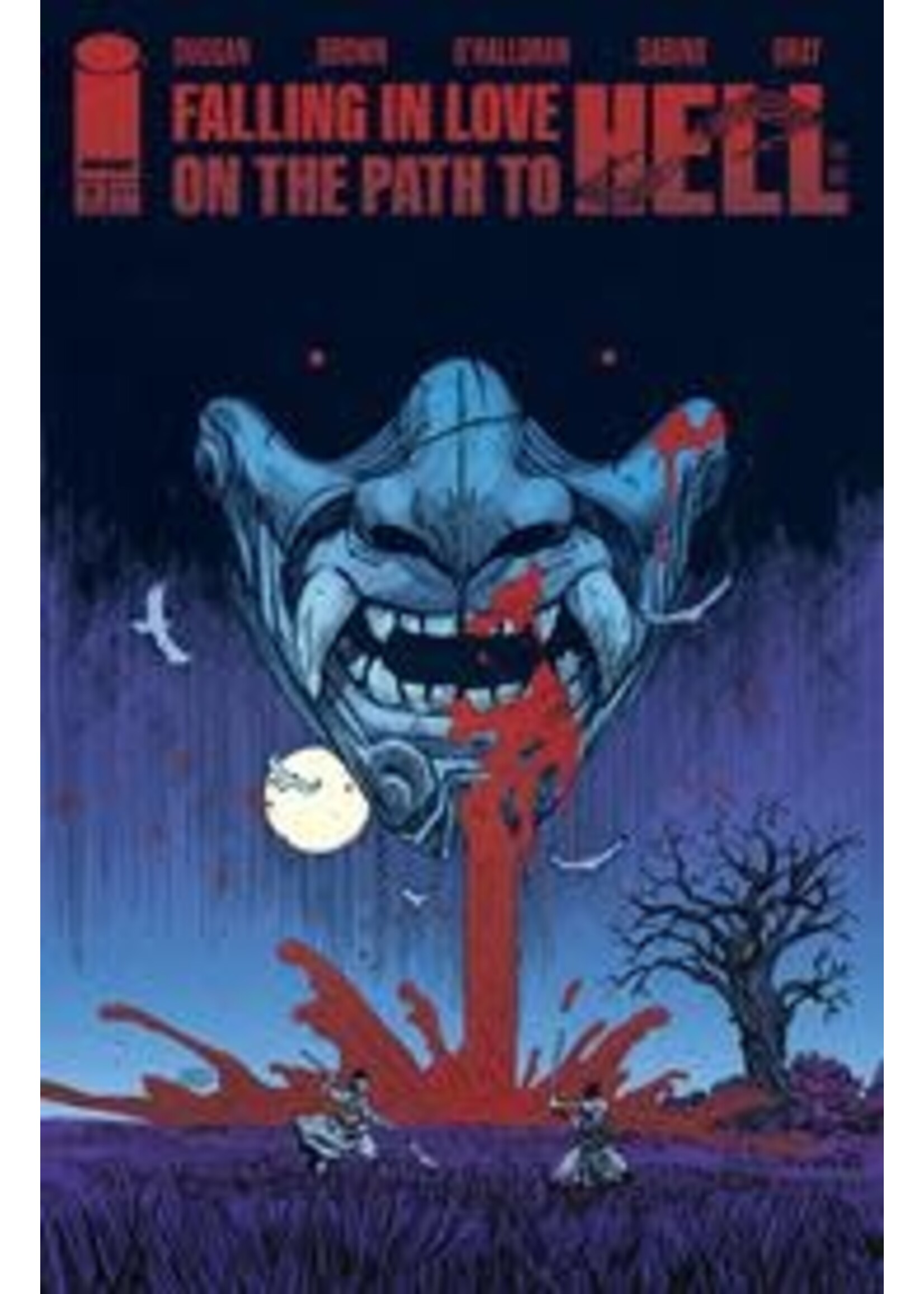 IMAGE COMICS FALLING IN LOVE ON THE PATH TO HELL #9 CVR A BROWN