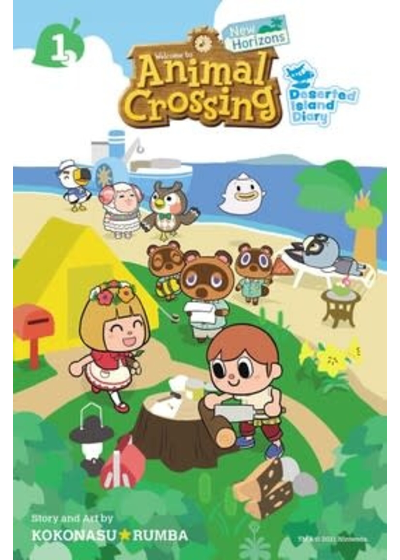 VIZ MEDIA ANIMAL CROSSING NEW HORIZONS GN VOL 01