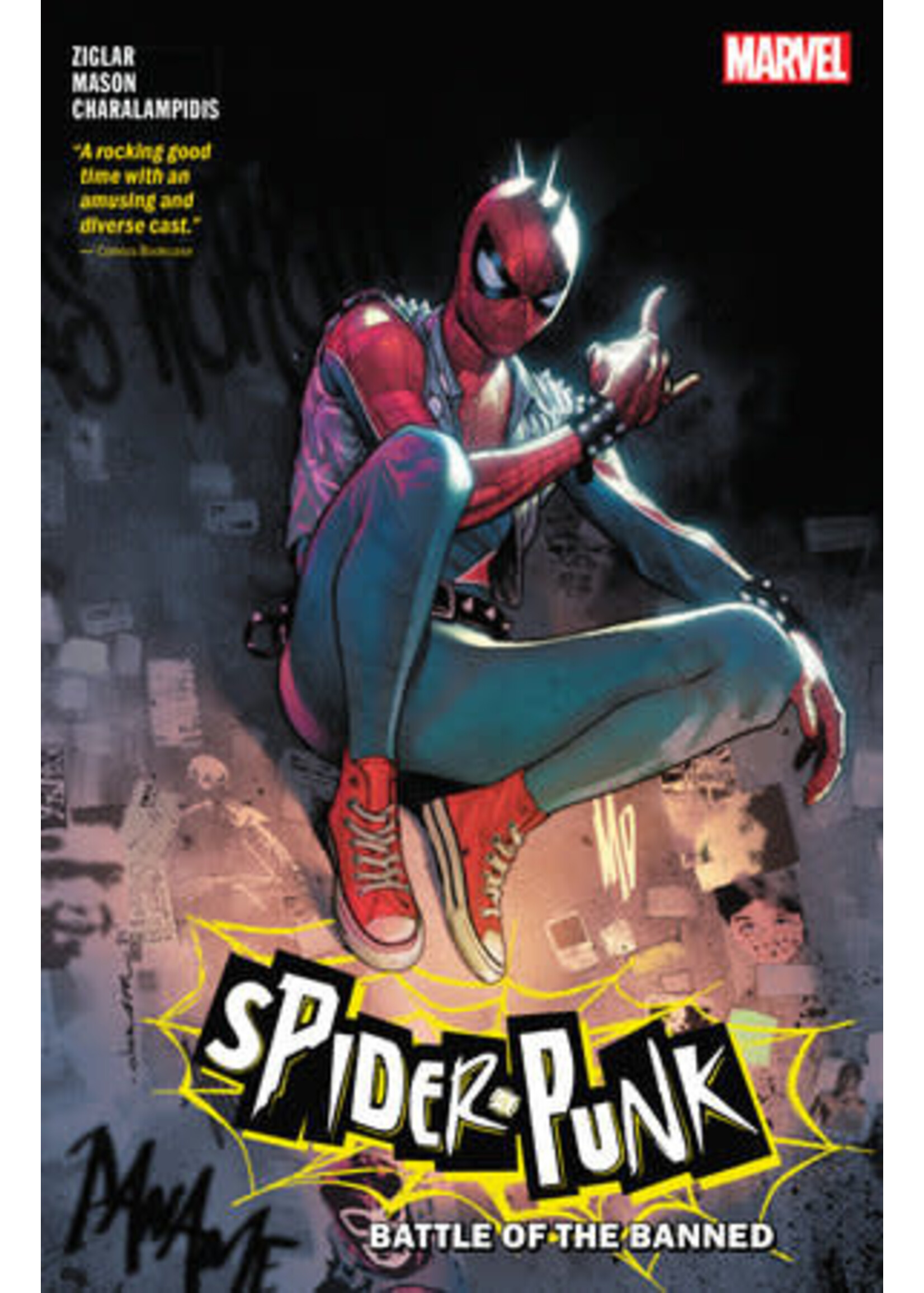 . SPIDER-PUNK TP BATTLE OF THE BANNED