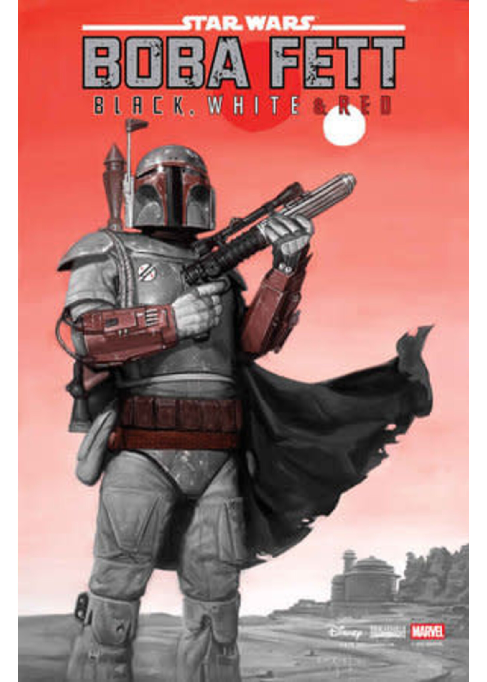 MARVEL COMICS STAR WARS BOBA FETT - BLACK, WHITE & RED (2025) #3