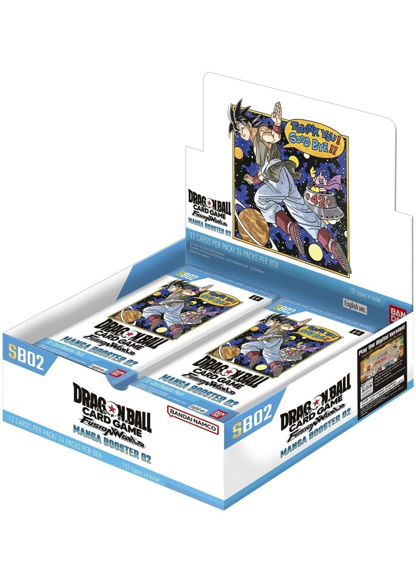 DBS FUSION WORLD SB02 MANGA BOOSTER 02