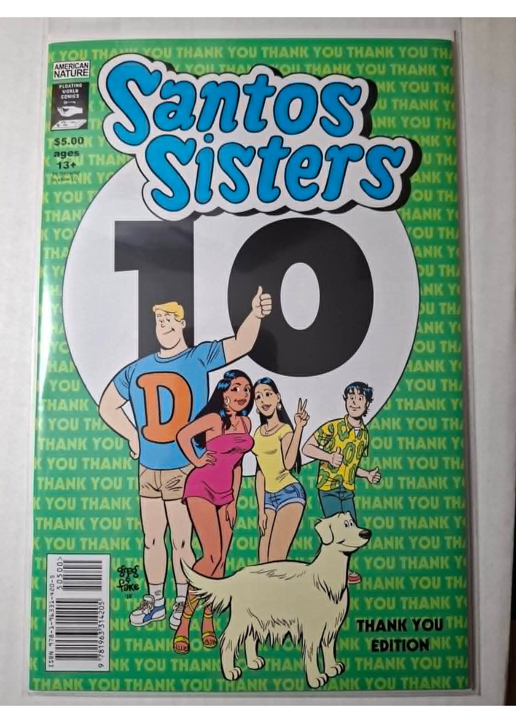 FLOATING WORLDS SANTOS SISTERS #10 CVR B GREG & FAKE SURPRISE THANK YOU