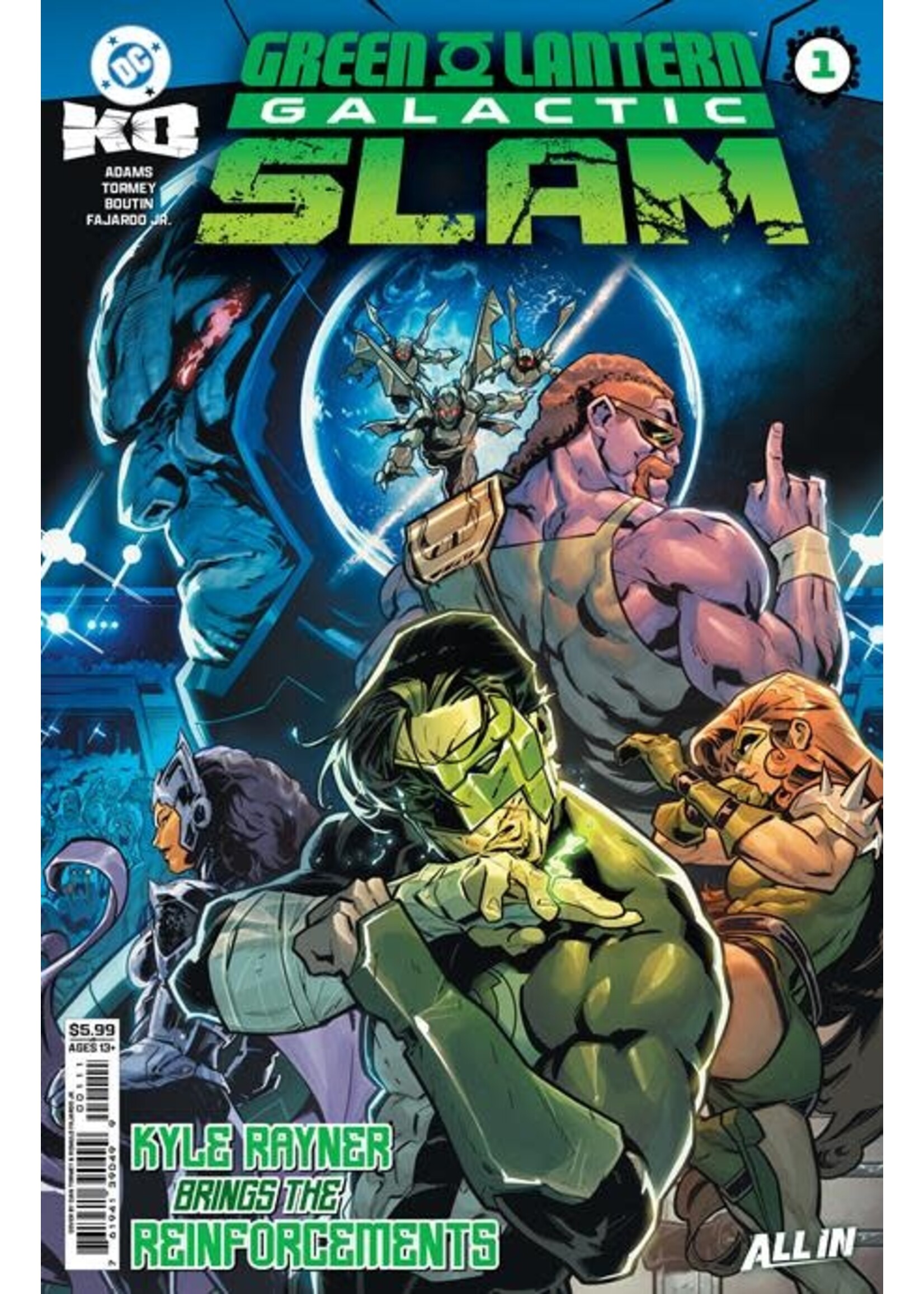 DC COMICS DC K.O. GREEN LANTERN GALACTIC SLAM #1 CVR A TORMEY
