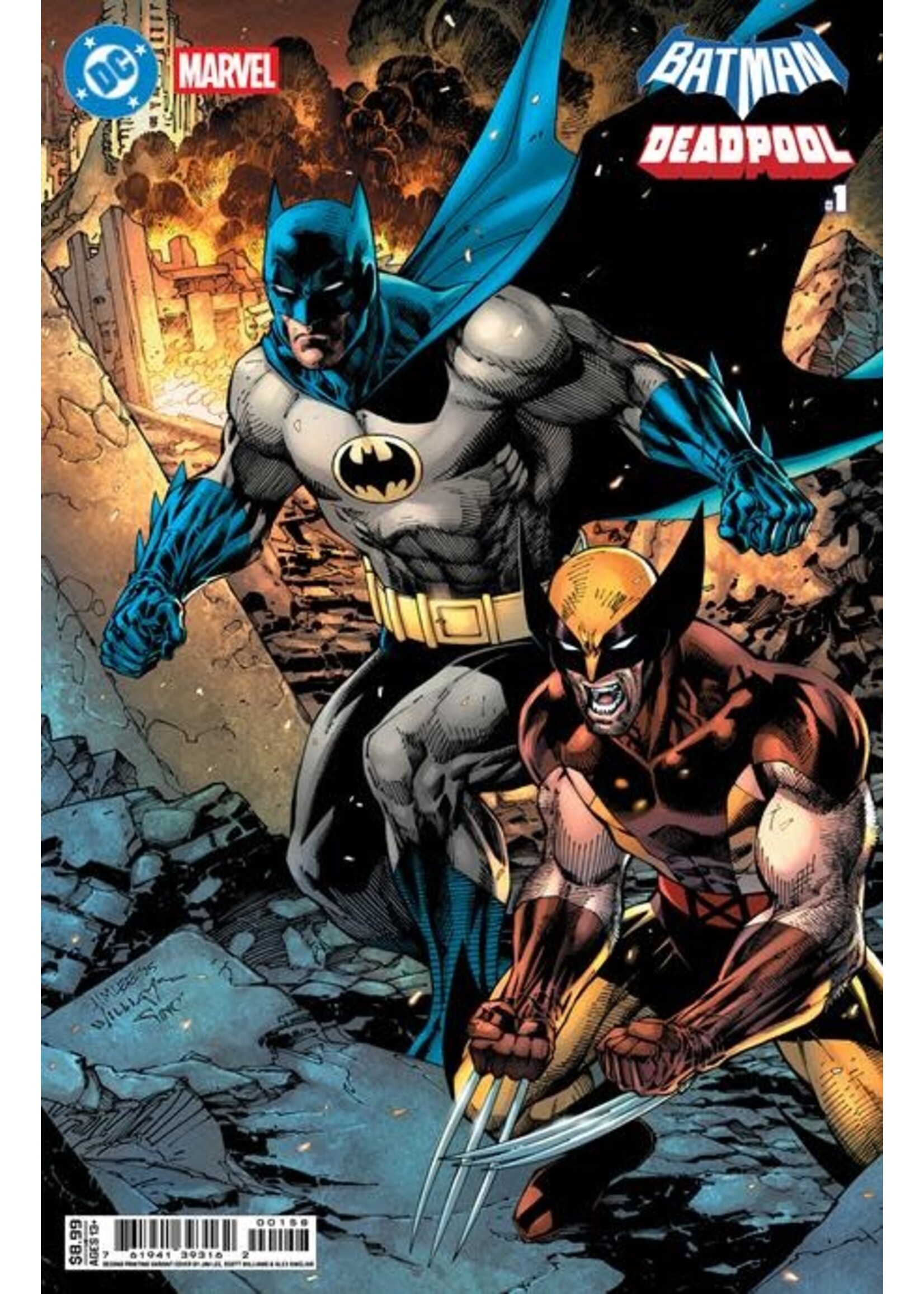 DC COMICS DC MARVEL BATMAN DEADPOOL #1 (ONE SHOT) 2ND PRINT CVR B LEE