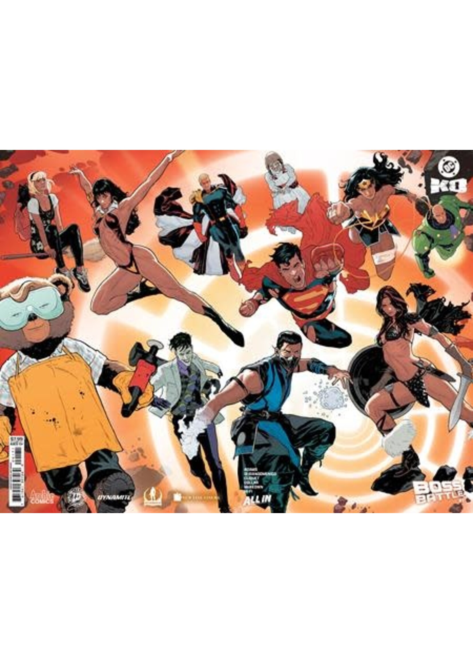 DC COMICS DC K.O. BOSS BATTLE (2026) #1 CVR G SPOKES WRAPAROUND FOIL