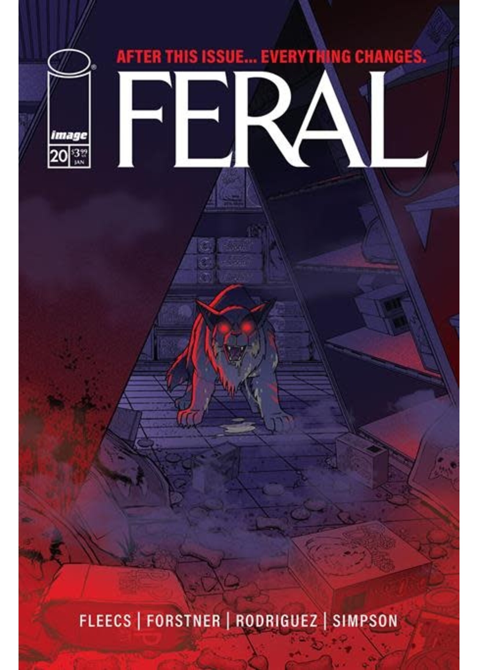 IMAGE COMICS FERAL (2024) #20 CVR A FLEECS & FORSTNER