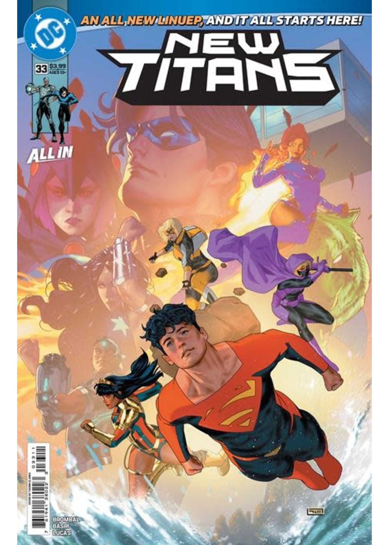 DC COMICS NEW TITANS (2022) #33 CVR A CLARKE