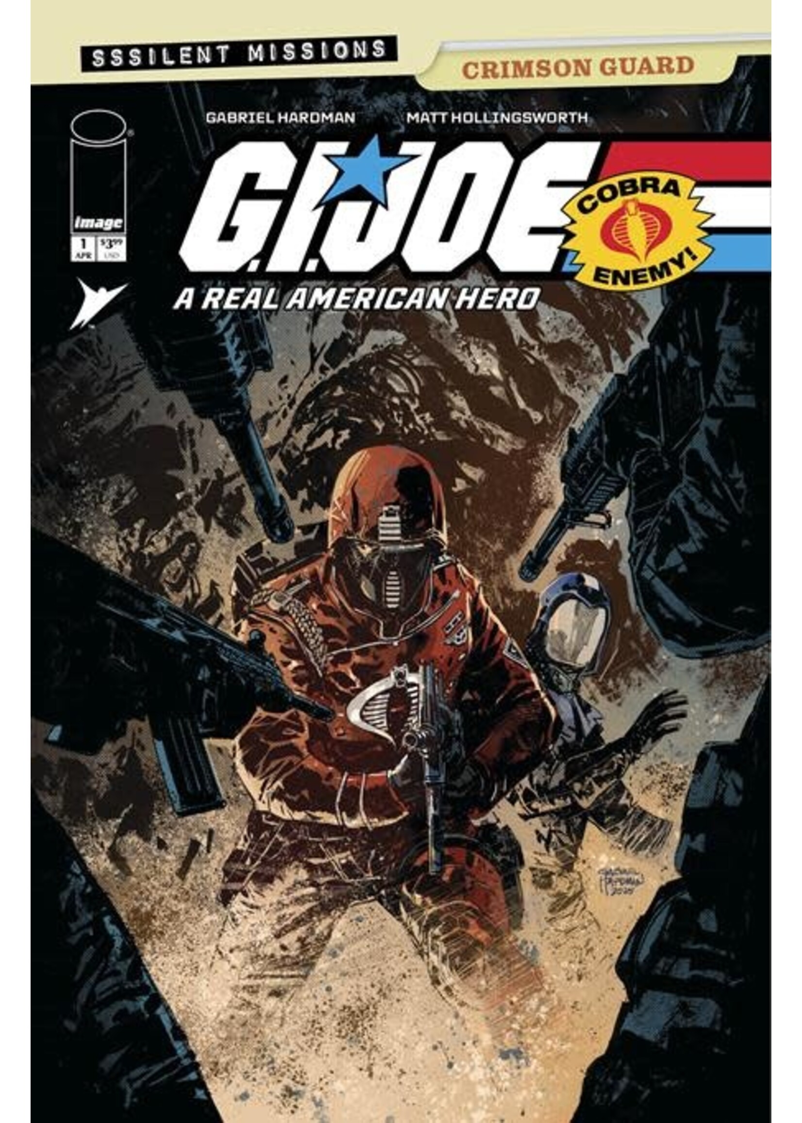 IMAGE COMICS GI JOE ARAH SSSILENT MISSIONS CRIMSON GUARD (2026) #1 CVR A HARDMAN