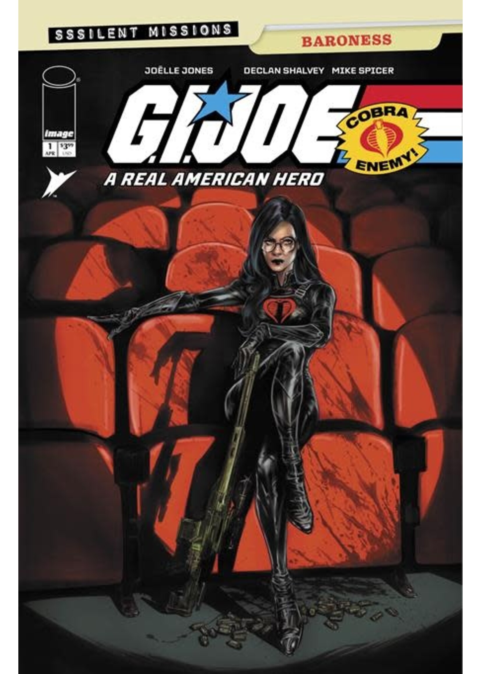 IMAGE COMICS GI JOE ARAH SSSILENT MISSIONS BARONESS (2026) #1 CVR A JONES