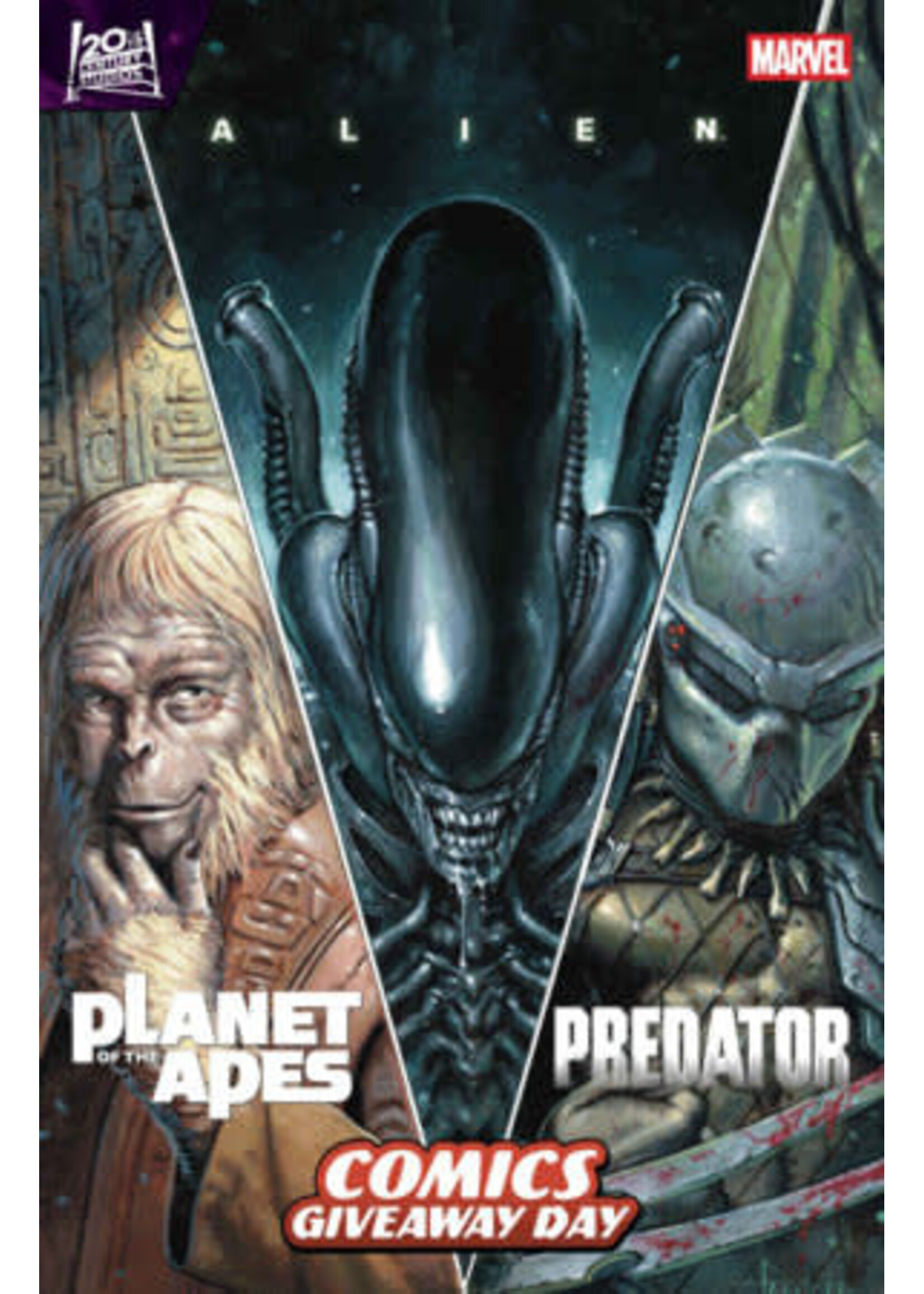 MARVEL COMICS CGD 2026 ALIEN, PREDATOR, & PLANET OF THE APES #1 (single)