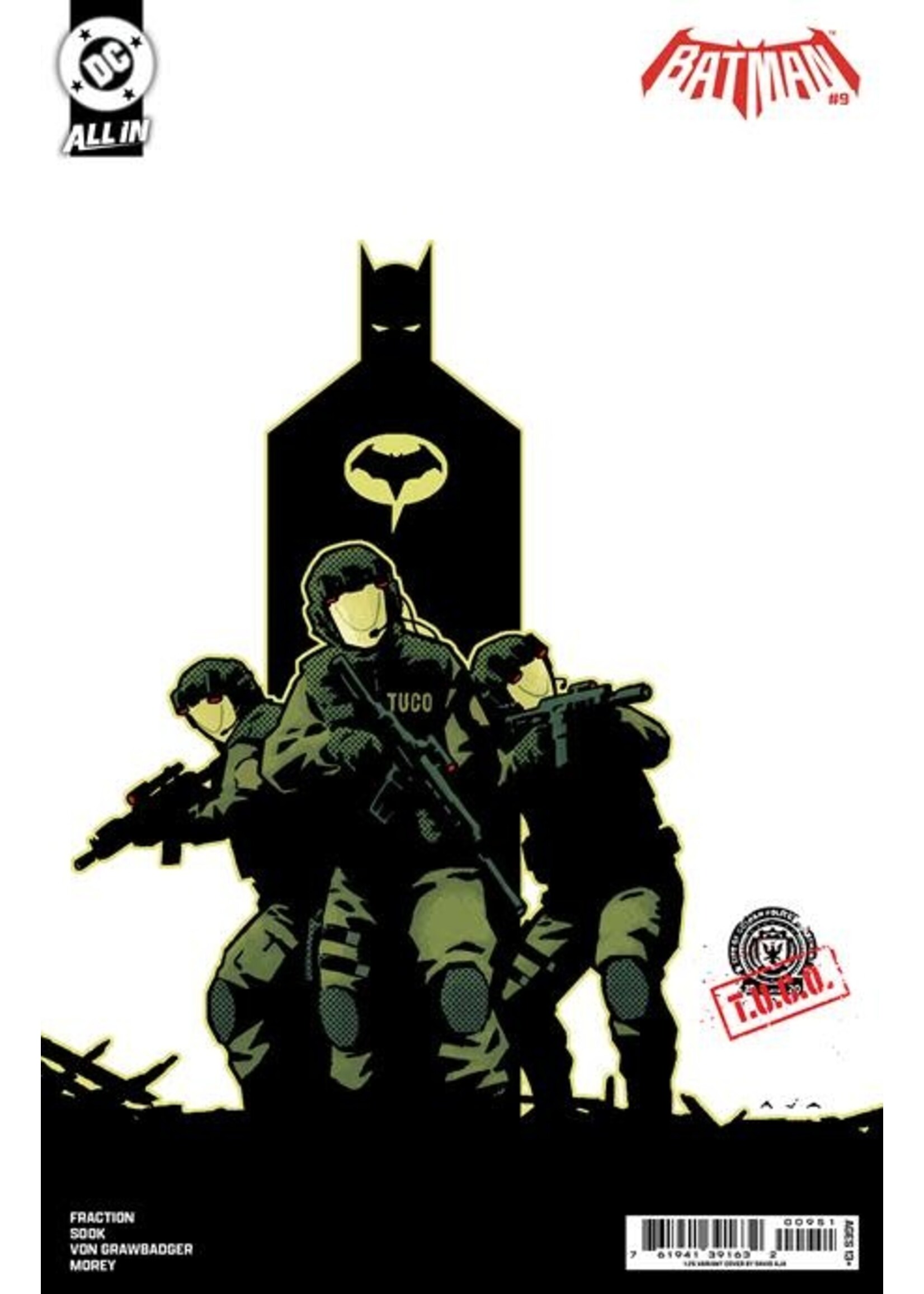 DC COMICS BATMAN (2025) #9 CVR H INC 1:25 AJA