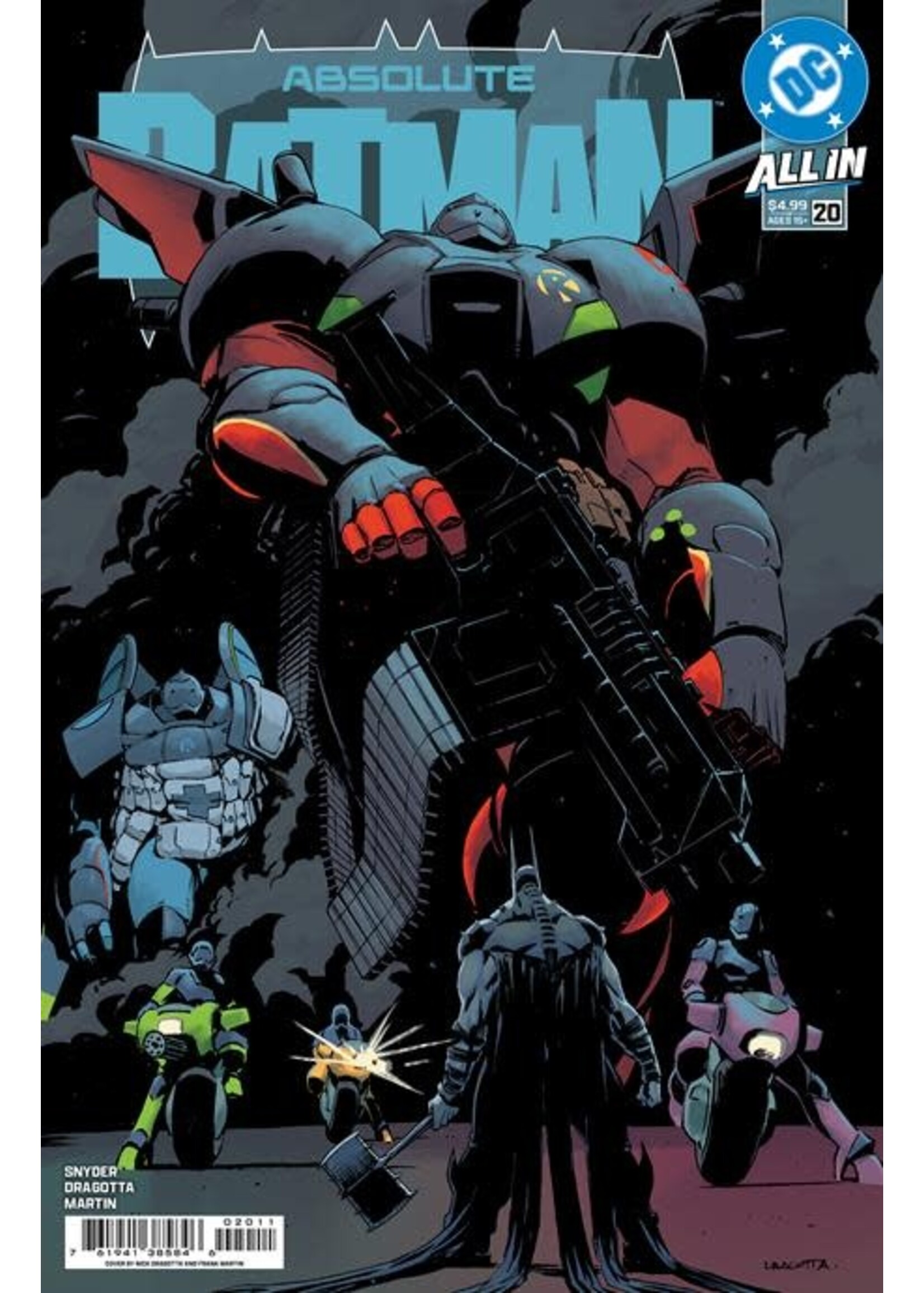 DC COMICS ABSOLUTE BATMAN (2024) #20 CVR A DRAGOTTA