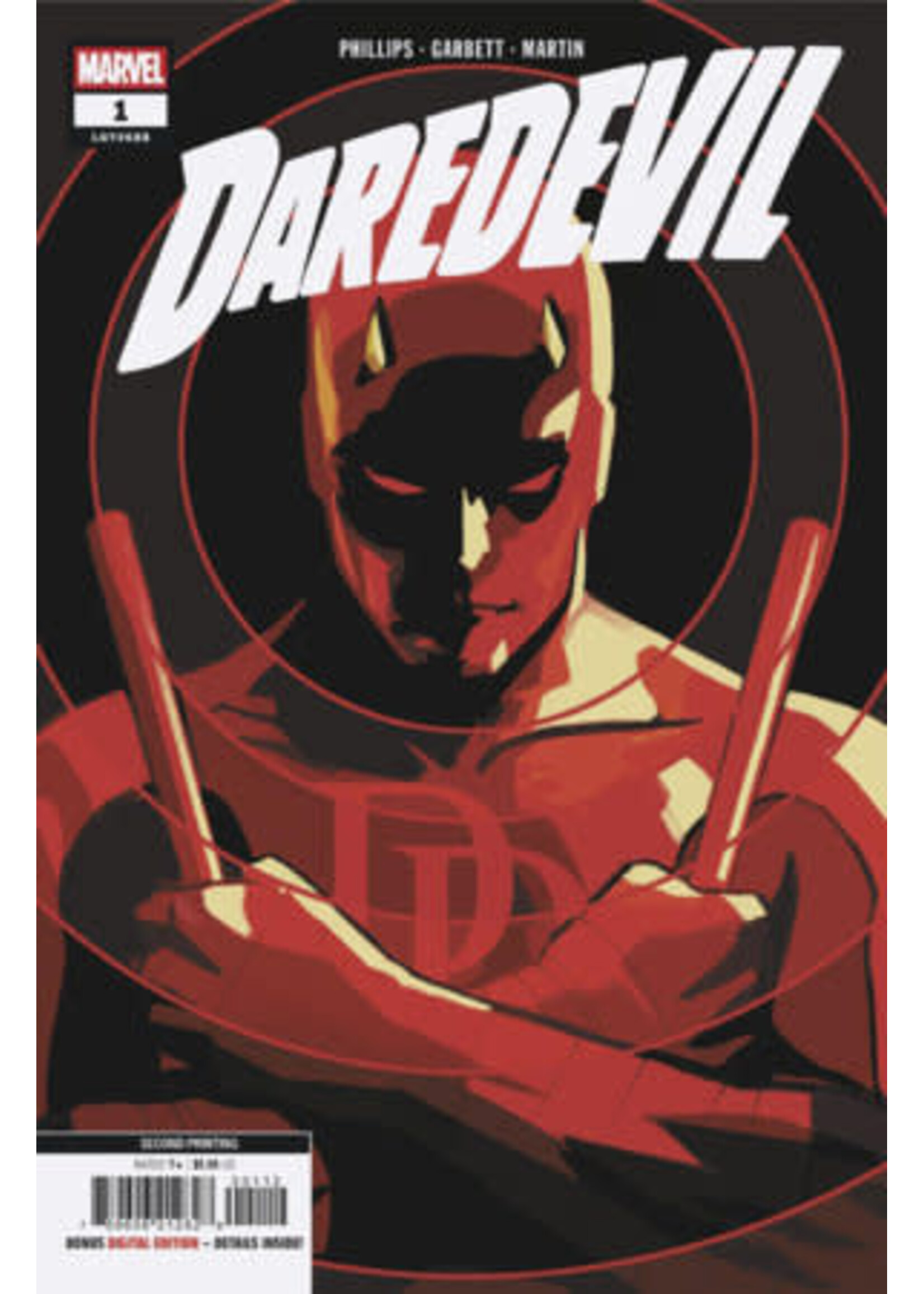 MARVEL COMICS DAREDEVIL (2026) #1 LEE GARBETT 2ND PRINT