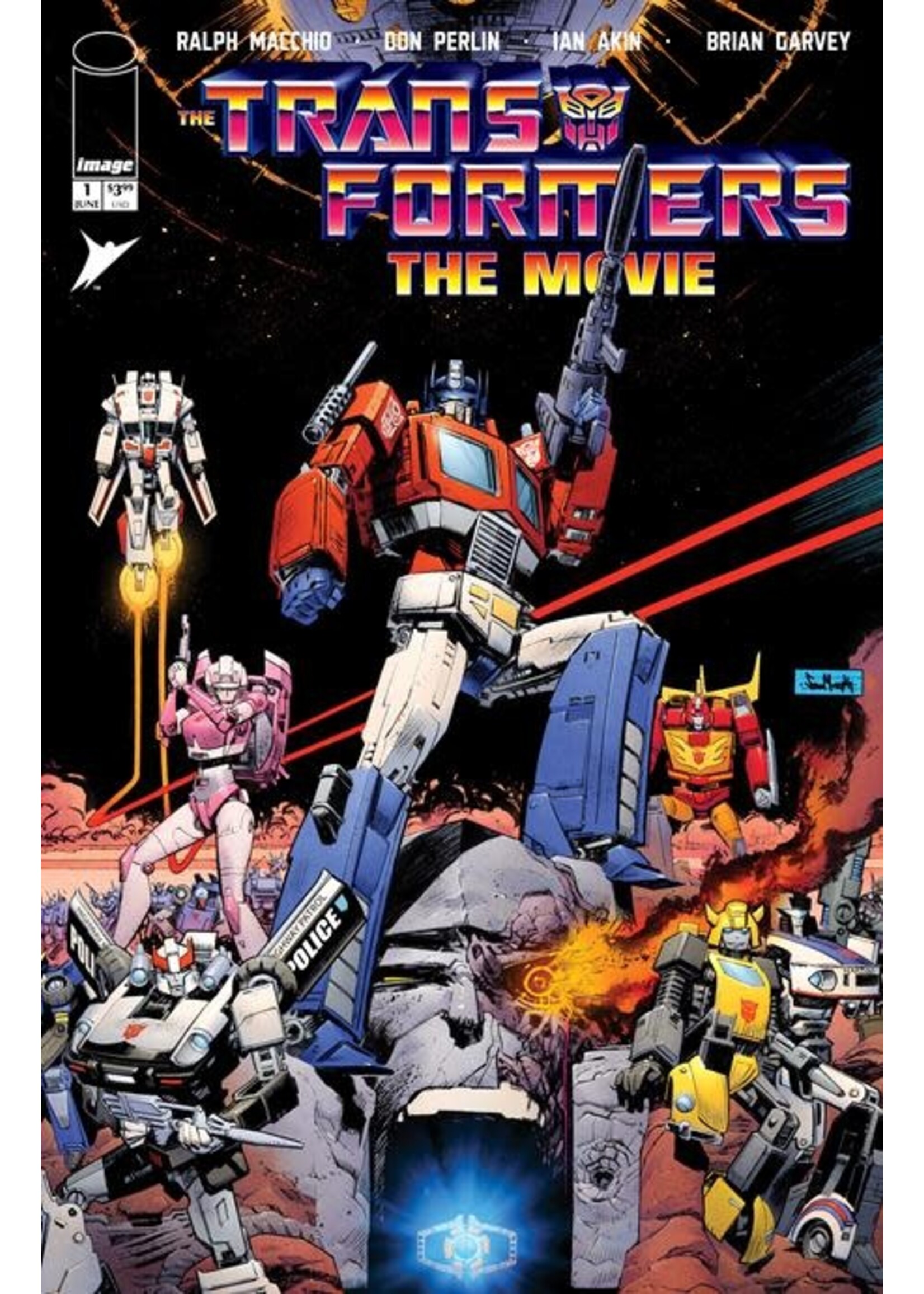 IMAGE COMICS TRANSFORMERS THE MOVIE 40TH ANNI #1 (OF 3) CVR A