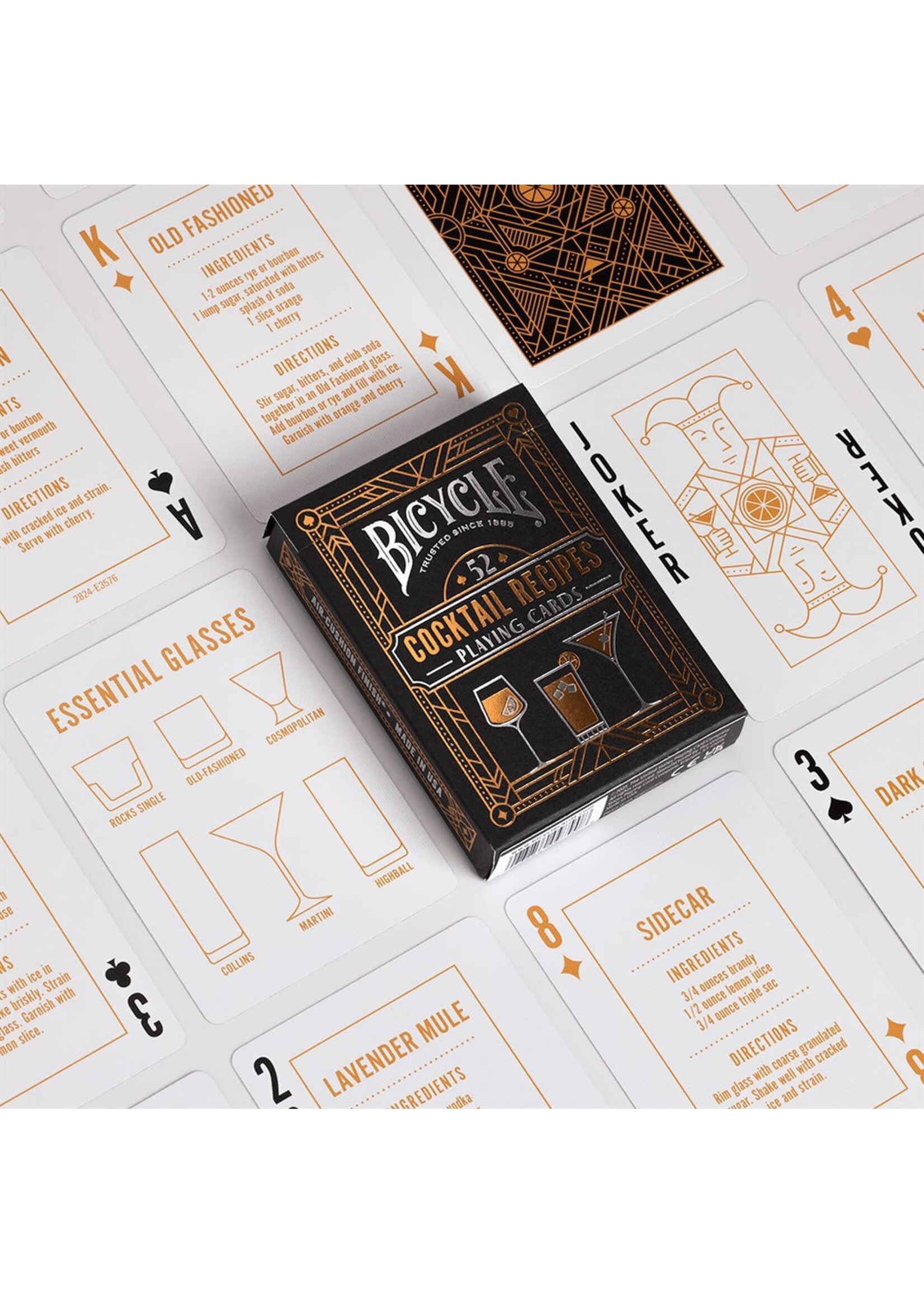 BICYCLE PLAYING CARDS COCKTAIL RECIPES