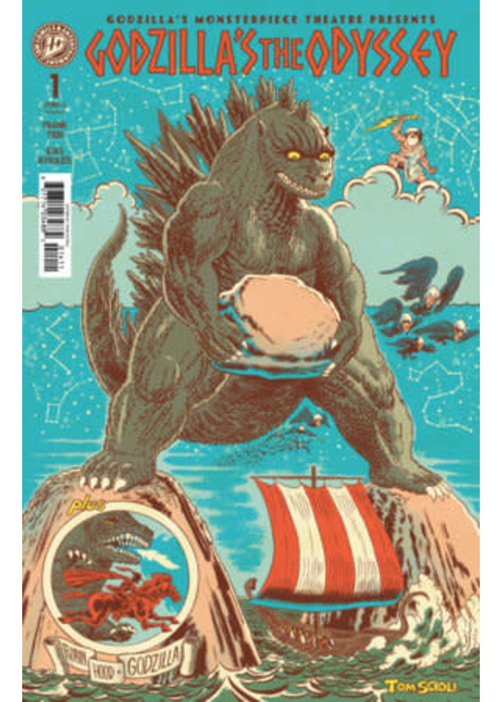 IDW PUBLISHING GODZILLA'S MONSTERPIECE THEATRE THE ODYSSEY CVR A