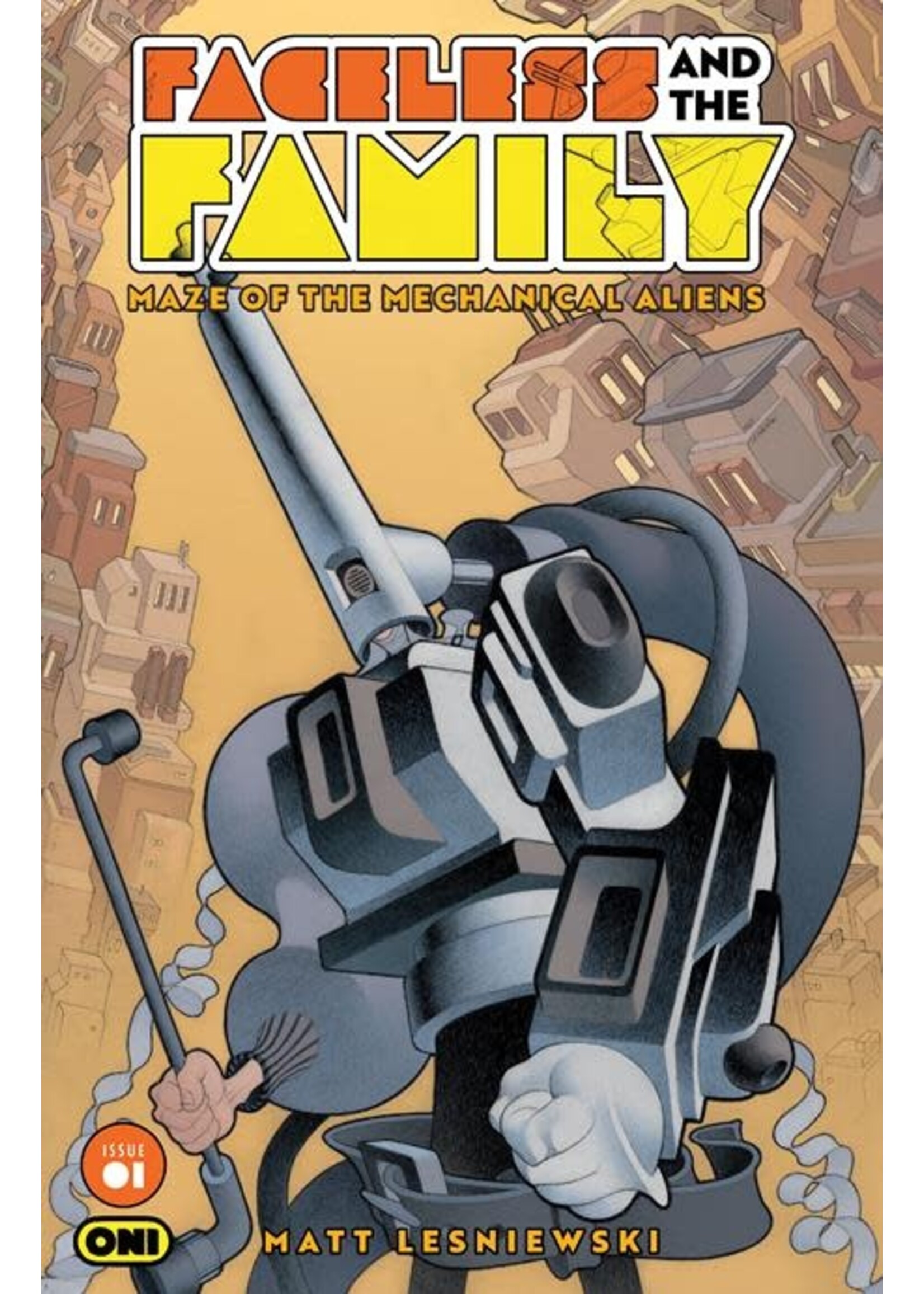 ONI PRESS FACELESS FAMILY MAZE OF THE MECHANICAL ALIENS (2026) #1 (OF 4) CVR A