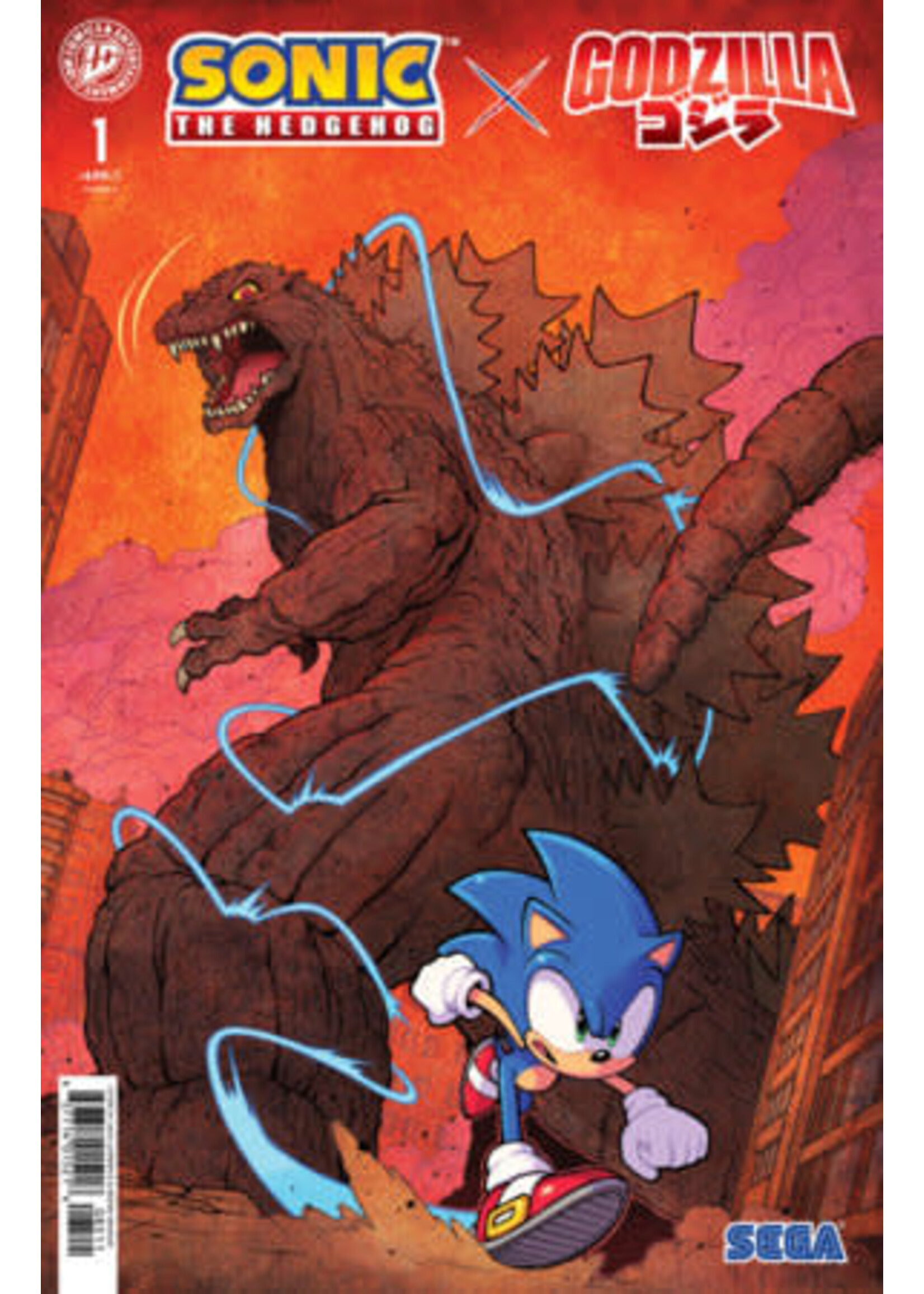 IDW PUBLISHING SONIC THE HEDGEHOG X GODZILLA (2026) #1