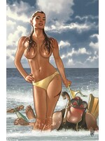 TITAN COMICS GUN HONEY #1 5TH ANN OVERSIZED SPECIAL CVR C HUGHES VIRGIN
