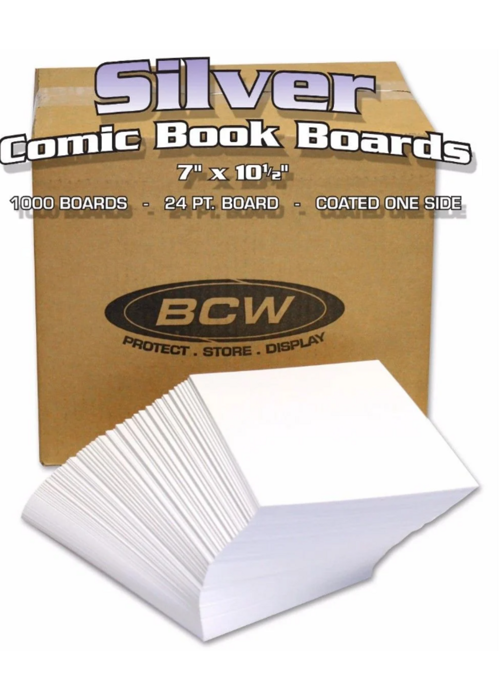 BCW BCW SILVER AGE BULK BOARDS (1000 COUNT CASE)