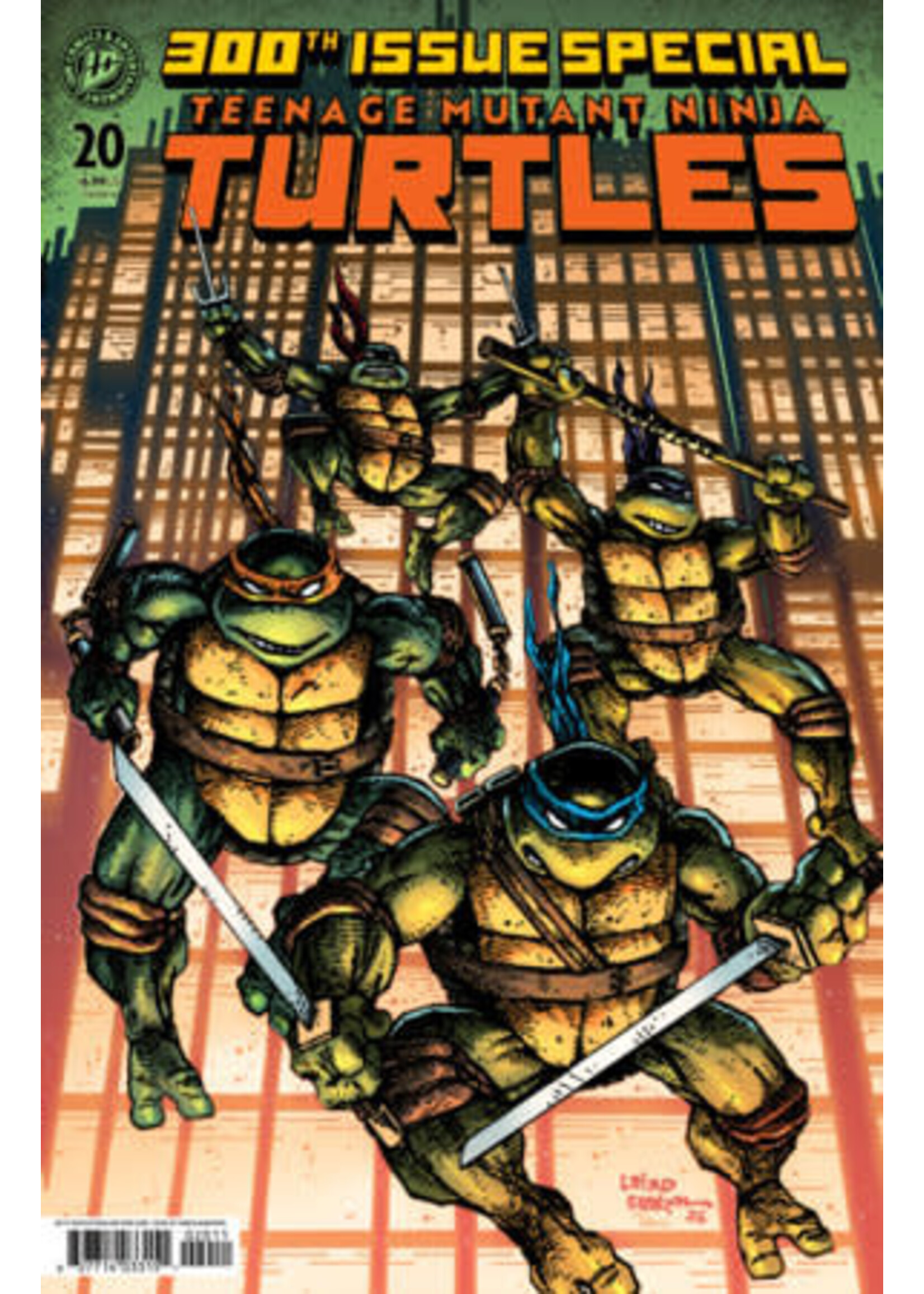 IDW PUBLISHING TEENAGE MUTANT NINJA TURTLES (2024) #20/#300 CVR B