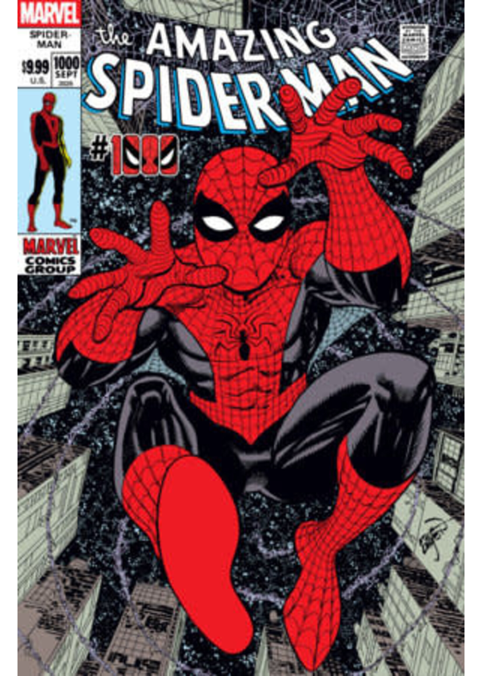 MARVEL COMICS AMAZING SPIDER-MAN #1000 ERIK LARSEN 1:25