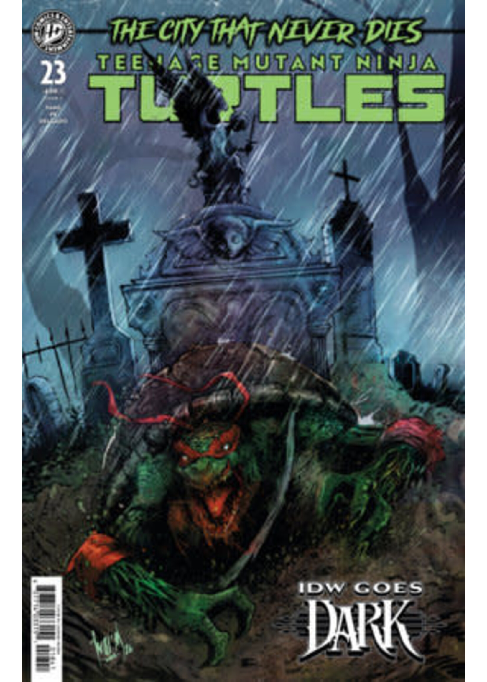 IDW PUBLISHING TEENAGE MUTANT NINJA TURTLES (2024) #23 CVR E IDW GOES DARK