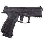 STEYR Steyr Arms M9-A2 MF 9mm Luger Caliber with 4" Barrel, 17+1 Capacity, Overall Black Finish Picatinny Rail Frame, Serrated Slide & Interchangeable Backstrap Grip