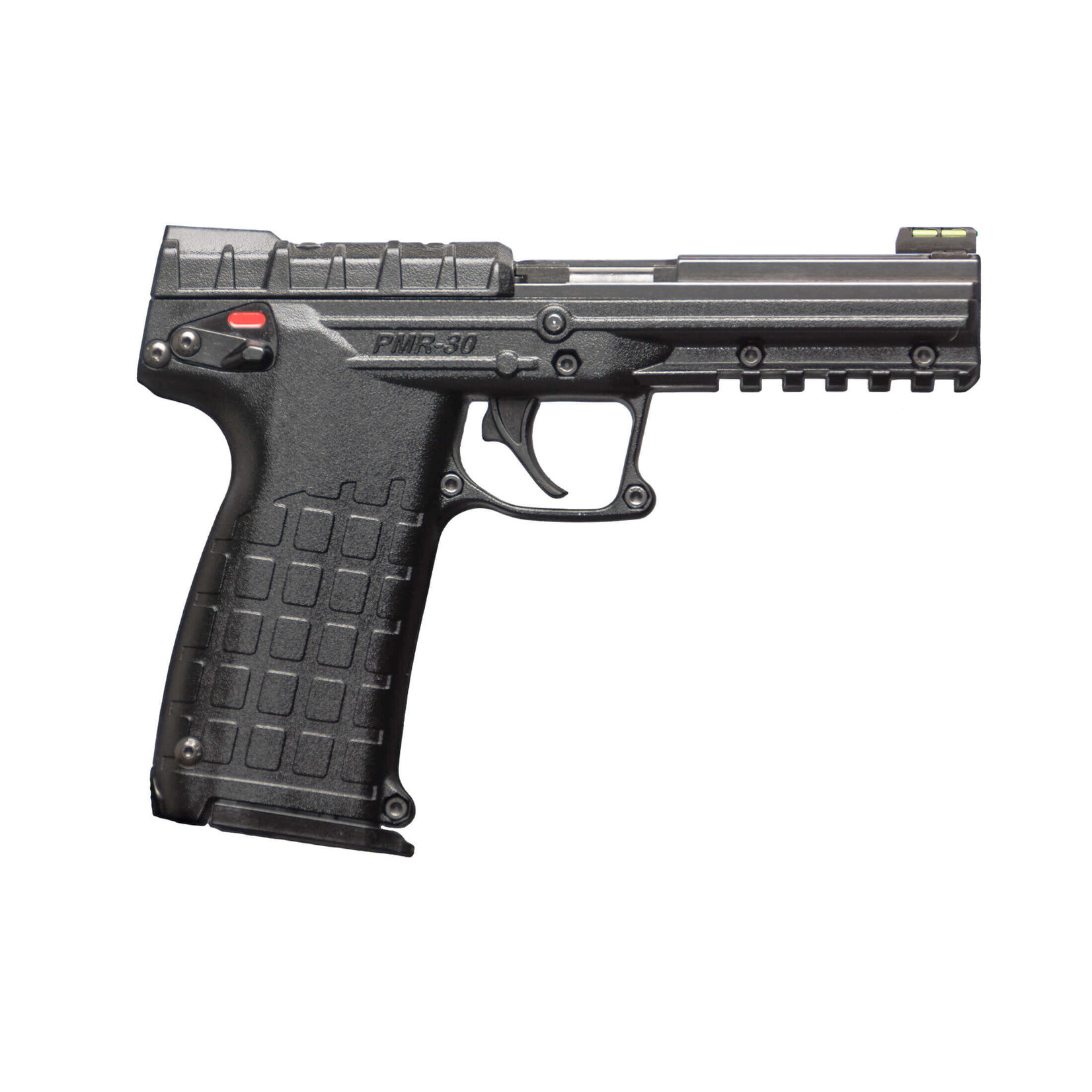 KEL-TEC Kel-Tec PMR30 22 WMR 30+1 4.30" All Black Fluted Steel Barrel & Serrated Slide, Polymer Frame w/Picatinny Rail, Black Textured Polymer Grip