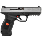 SAR USA SAR USA SAR9 9mm Luger 17+1, 4.40" Black Steel Barrel, Stainless Serrated Steel Slide, Black Polymer Frame w/Picatinny Rail, Black Finger Grooved Grip, Manual Thumb Safety, Right Hand