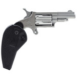 North American Arms North American Arms Mini-Revolver 22 LR 5 Shot 1.63" Barrel, Overall Stainless Steel Finish, Black Synthetic Holster Grip