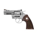 Colt Colt Mfg Python 38 Special 357 Mag 6 Shot 3" Stainless Recessed Target/Vent Rib Barrel, Cylinder & Frame, Walnut w/Colt Medallion Grip