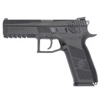 CZ CZ-USA P-09 9mm Luger 19+1 4.54" Cold Hammer Forged Barrel, Black Nitride Inside Railed Slide, Black Polymer Frame w/Picatinny Rail, Black Interchangeable Backstrap Grips