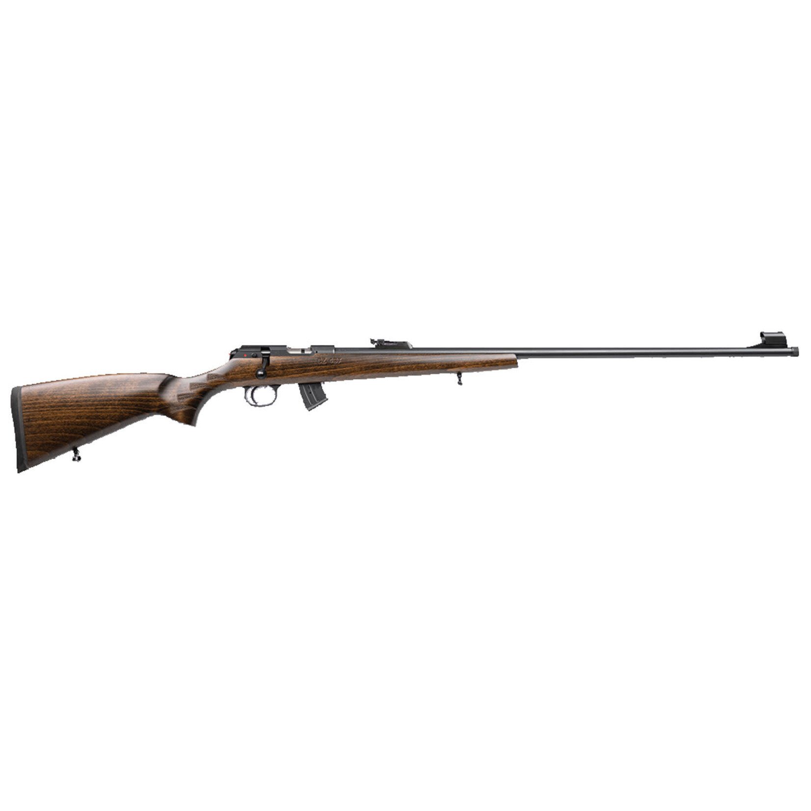 CZ-USA CZ-USA CZ 457 Jaguar 22 LR Caliber with 10+1 Capacity, 28" Threaded Barrel, Black Nitride Metal Finish & Fixed European-Style Beechwood Stock, Right Hand (Full Size)